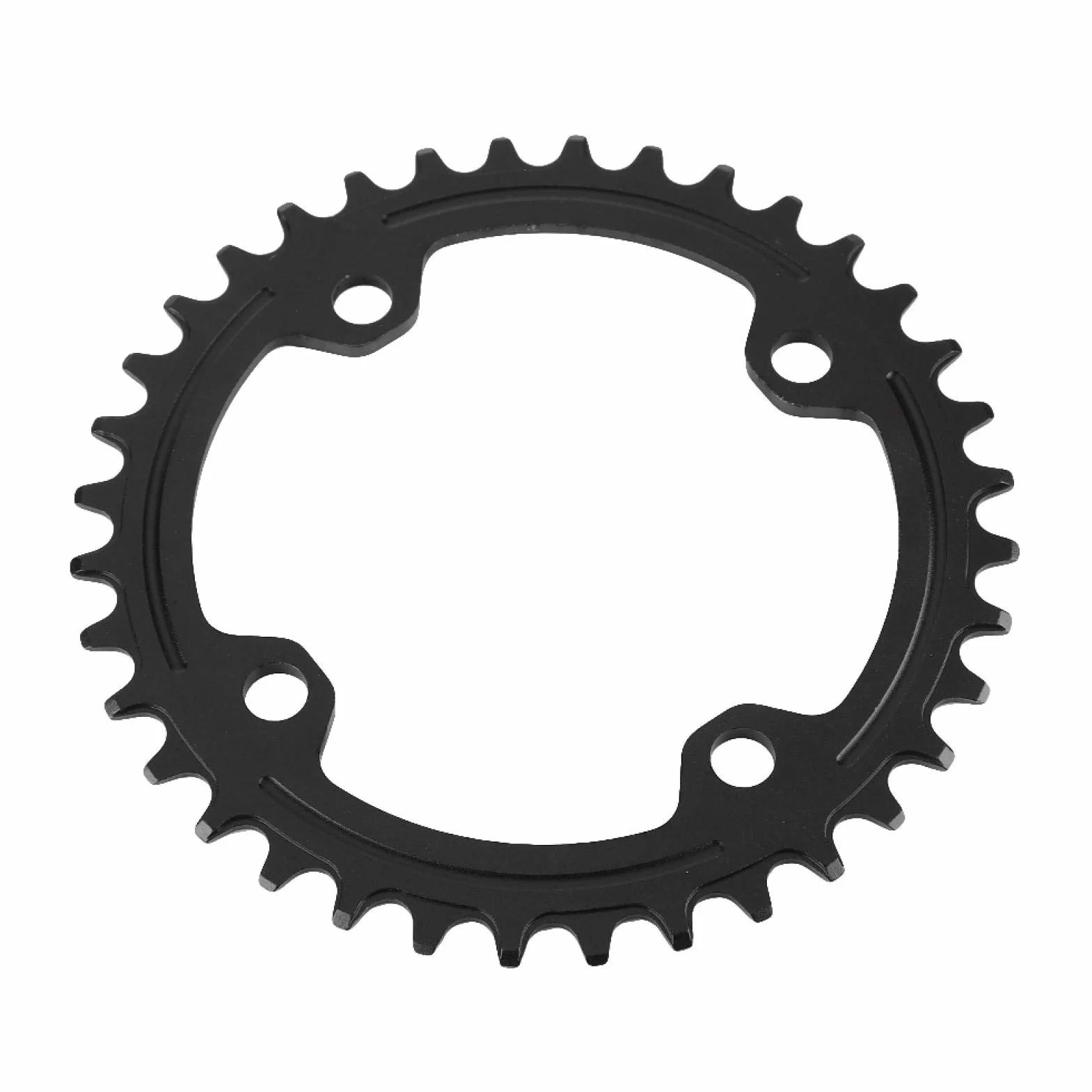 Alomejor Pojedynczy łańcuch rowerowy Pierścień 32T 34T 36T 38T 104 mm BCD pojedynczy pierścień łańcuchowy do większości rowerów szosowych BMX