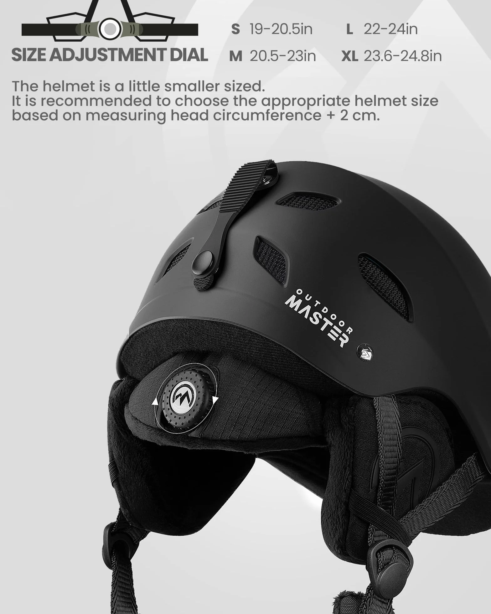 OutdoorMaster Kelvin Unisex kask narciarski – kask do jazdy na nartach/snowboardzie z systemem wentylacji, kask śniegowy dla mężczyzn, kobiet i młodzieży
