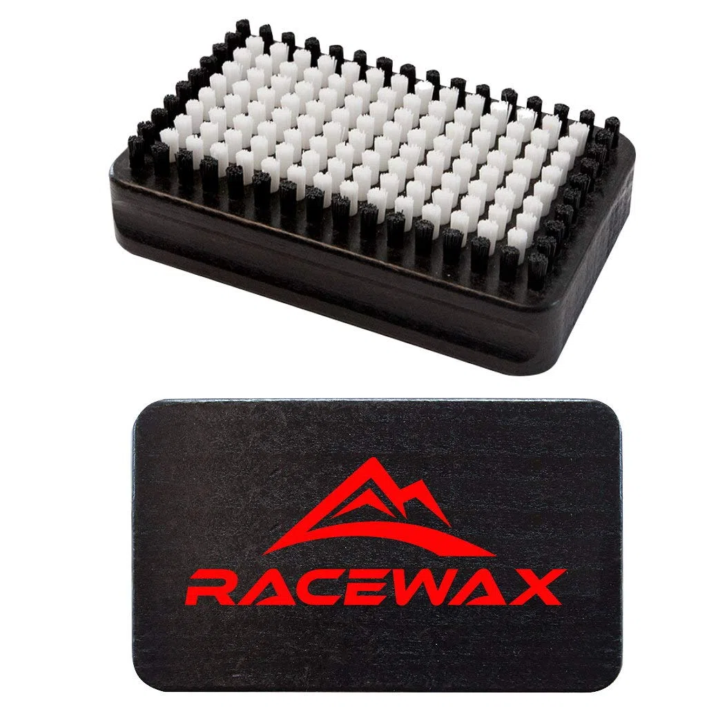 RaceWax Szczotka do nart zestaw 3 szt. z nylonową szczotką, szczotką do włosia i szczotką miedzianą