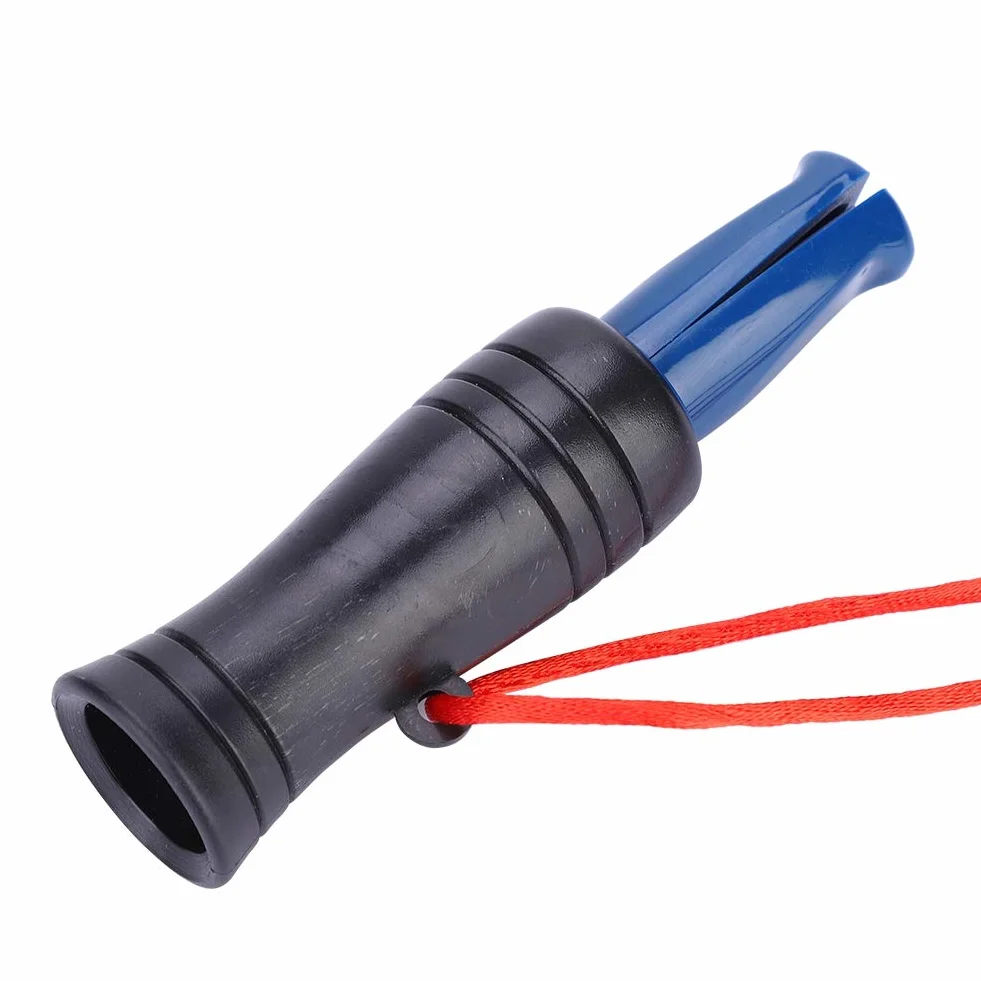 Tefola Gwizdek na Kaczki, trwałe PVC Duck Call, akcesorium myśliwskie z liną