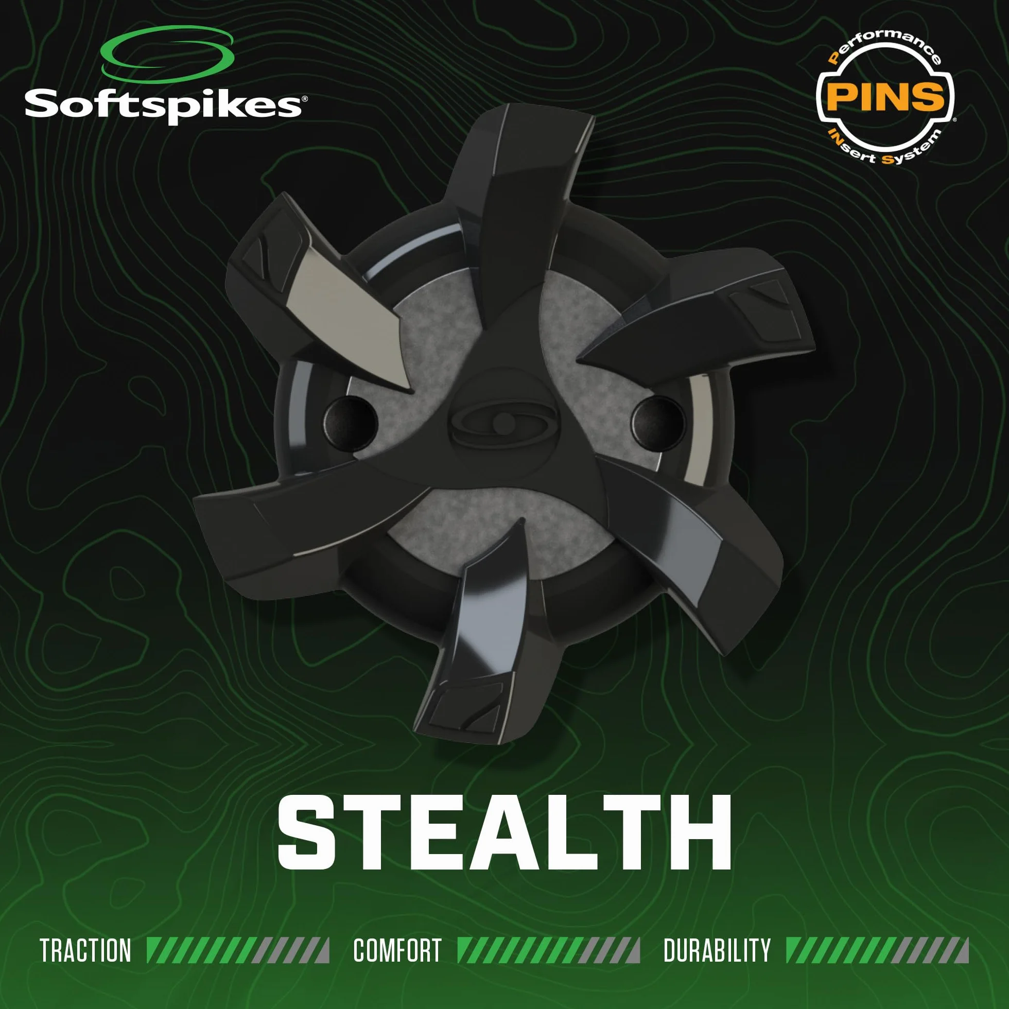 PrideSports Softspikes Ultimate Zestaw kolców, czarny/srebrny, rozmiar S