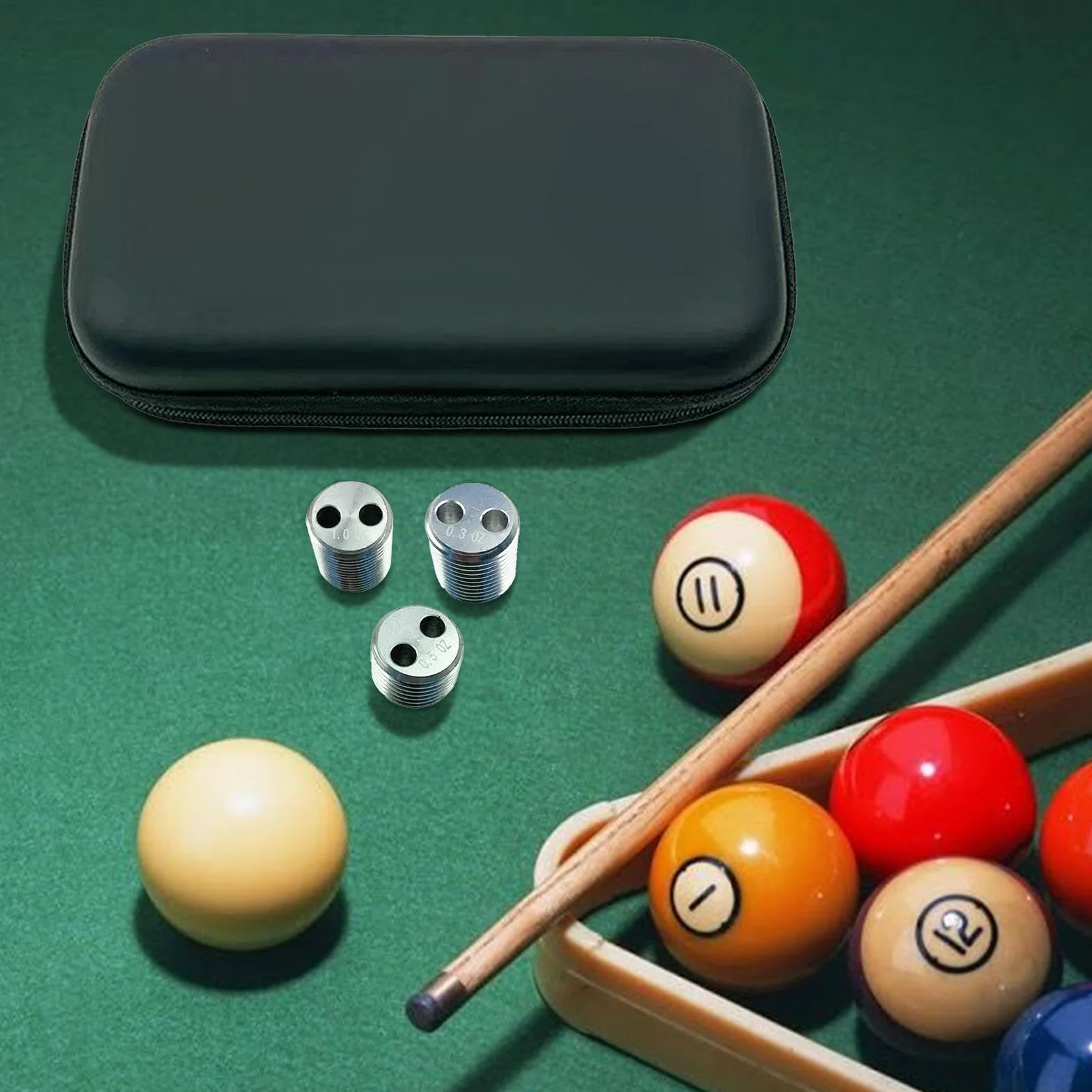 Pool Cue Weight Bolts Set, Billiards Stick Adjustment, Metal Weight Bolts, Billiard Cue Accessories