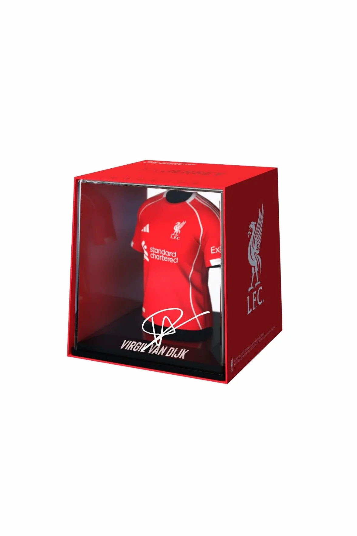 Splink Van Dijk (Liverpool) - gablota Home Jersey, oficjalna licencja kolekcjonerska