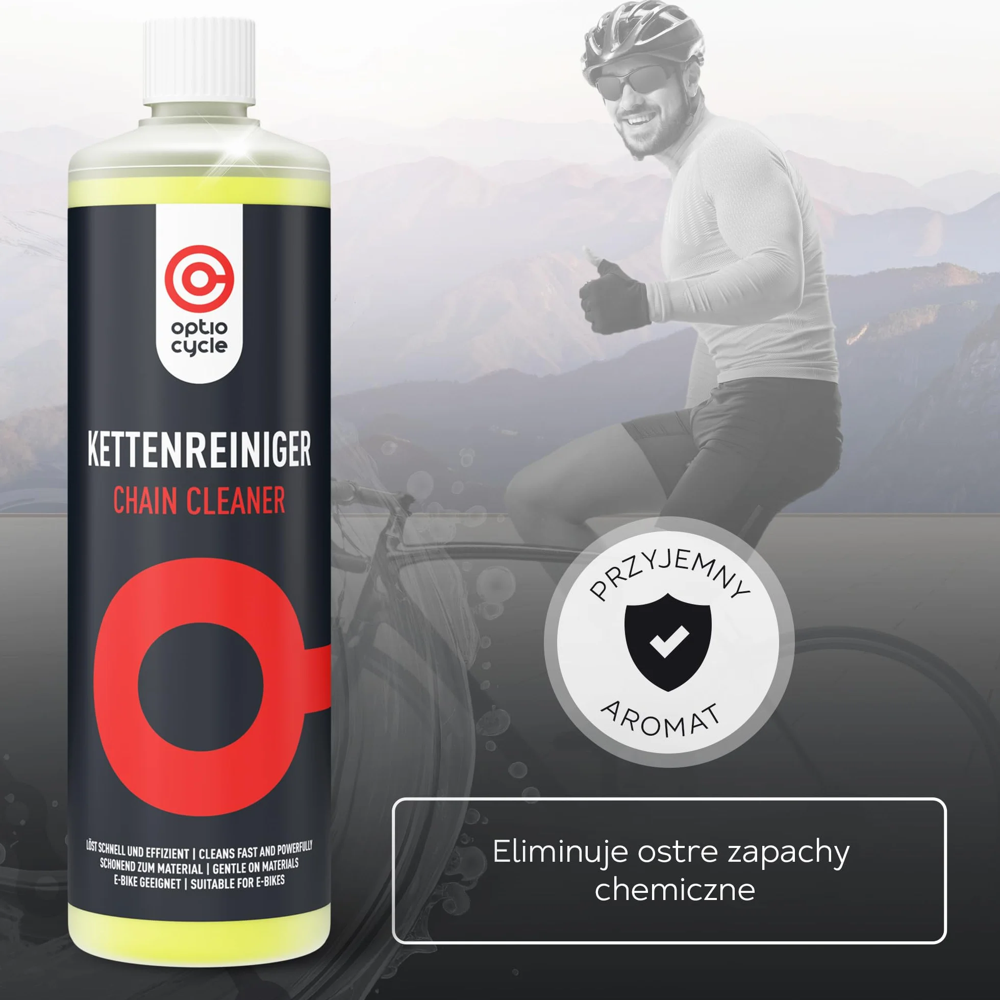 Płyn do Czyszczenia Łańcucha Rowerowego 500 ml – Odtłuszczacz do Łańcucha | Chain Cleaner do MTB, Szosy, Gravel, E-Bike, Napędu, Kasety i Przerzutki