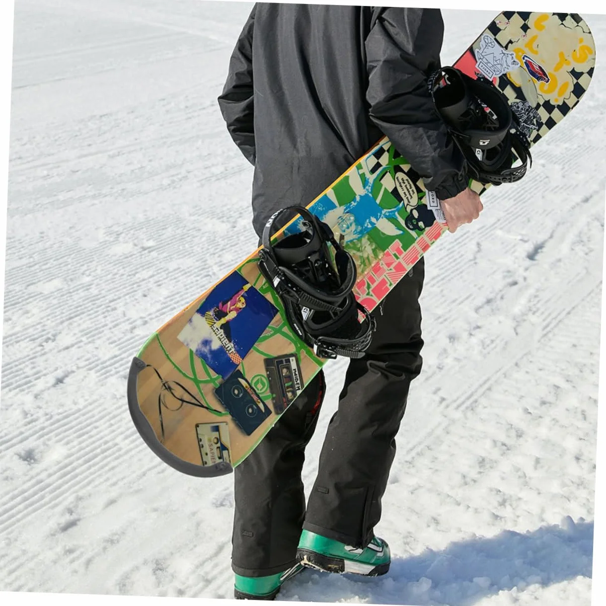 BESPORTBLE 2 Szt Ochraniaczy Krawędzi Snowboardu - Odbojniki Pokładu Pochłaniająca Wilgoć Osłona Na Przód I Tył Deski Łatwa Instalacja Bez Użycia Narzędzi
