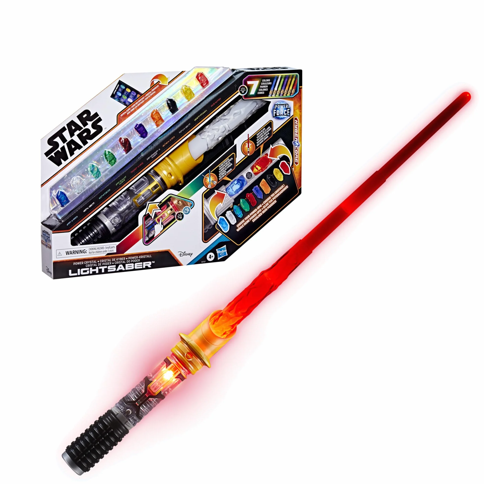 Hasbro Star Wars Miecz Świetlny z Kryształem Zasilającym z Gwiezdnych Wojen