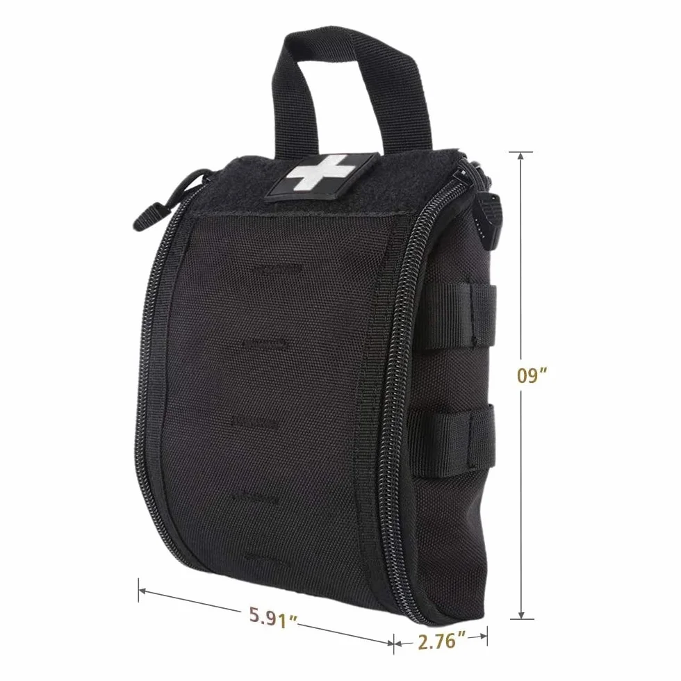 WYNEX Torby pierwszej pomocy EMT, taktyczne IFAK Medical Molle Pouch wojskowe Utility Med EDC torby outdoorowe zestaw survivalowy do taktycznego pasa biodrowego opakowanie 1000 nylon
