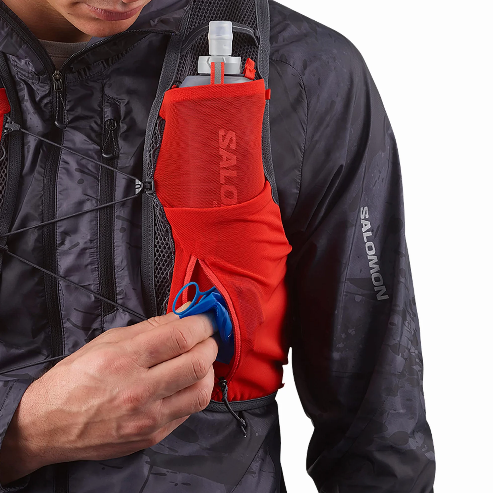 Salomon Soft Cup Speed akcesoria nawilżające, uniseks, łatwy dostęp, nie zawiera PCW i bisfenolu, kolor niebieski