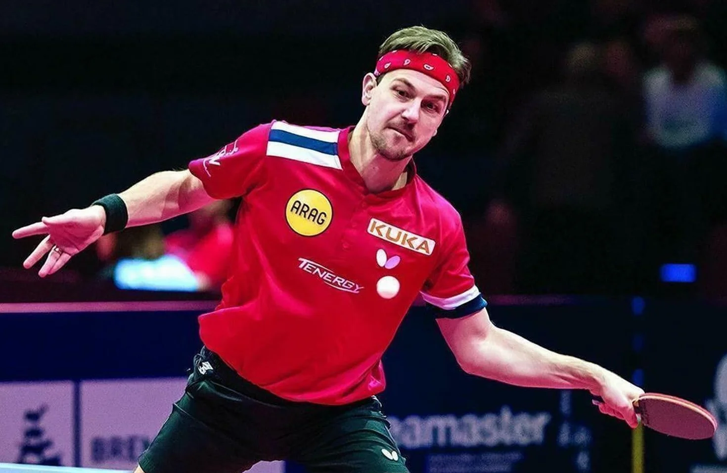 Butterfly® Timo Boll SG99 rakieta do tenisa stołowego, profesjonalna rakieta do tenisa stołowego i zawodów, taktycznie rutynowani gracze, wykładzina Wakaba z certyfikatem ITTF, anatomiczny kształt