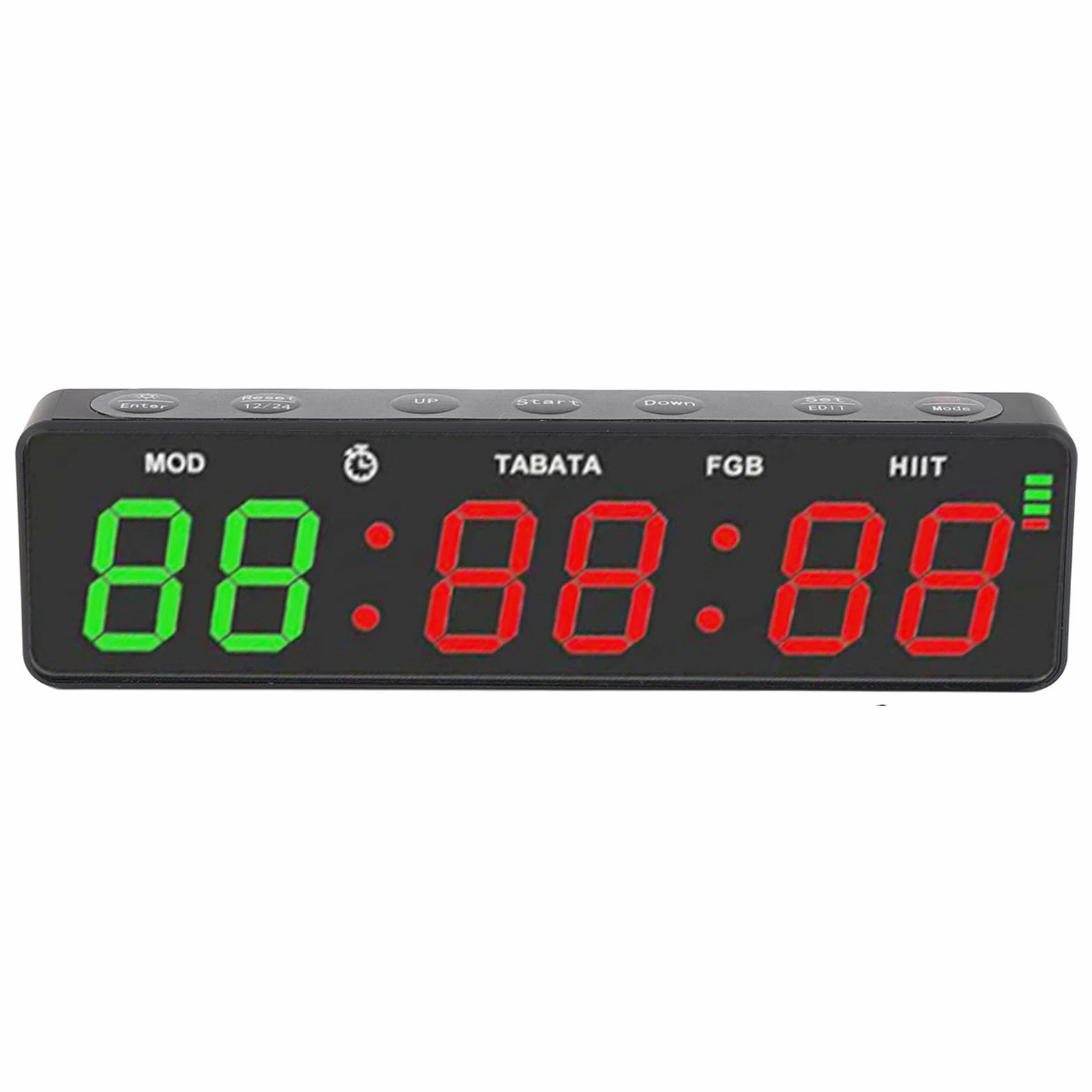 Dpofirs Magnetyczny Interwałowy Timer, Treningi HIIT, 99-minutowy Zegar Odliczający, Tryb Tabata, Przenośny Stoper do Siłowni do Treningu Jogi i Biegania