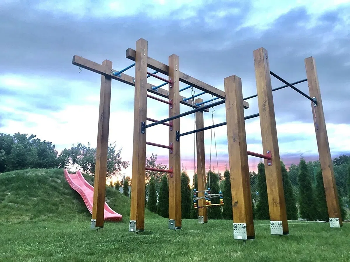 Drążek gimnastyczny, drążek 40-180 cm, drążek do wspinaczki, niebieski, zielony lub czarny (130 cm, czarny)