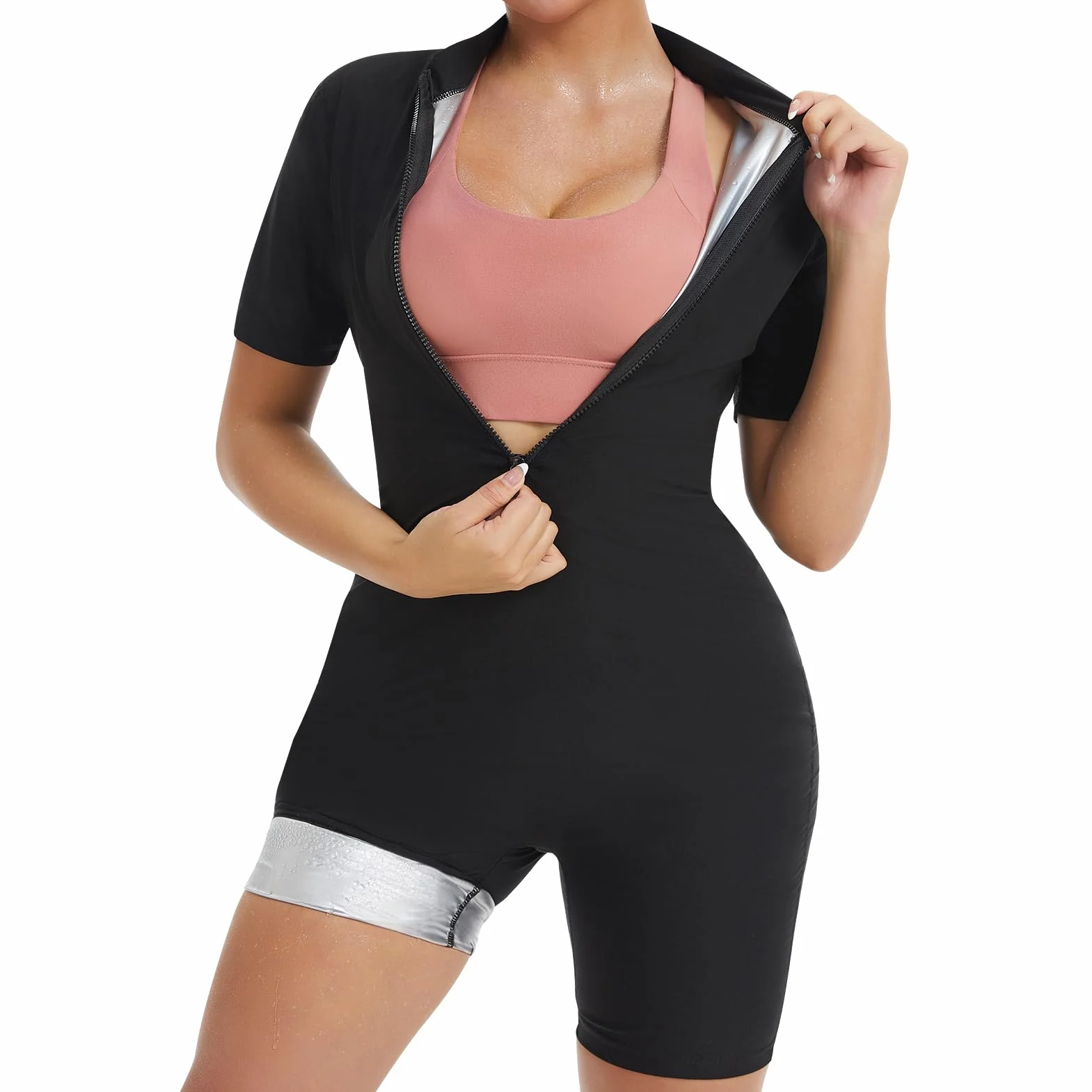 Kiiwah Sauna Damska koszulka wyszczuplająca Spot Fitness Suit