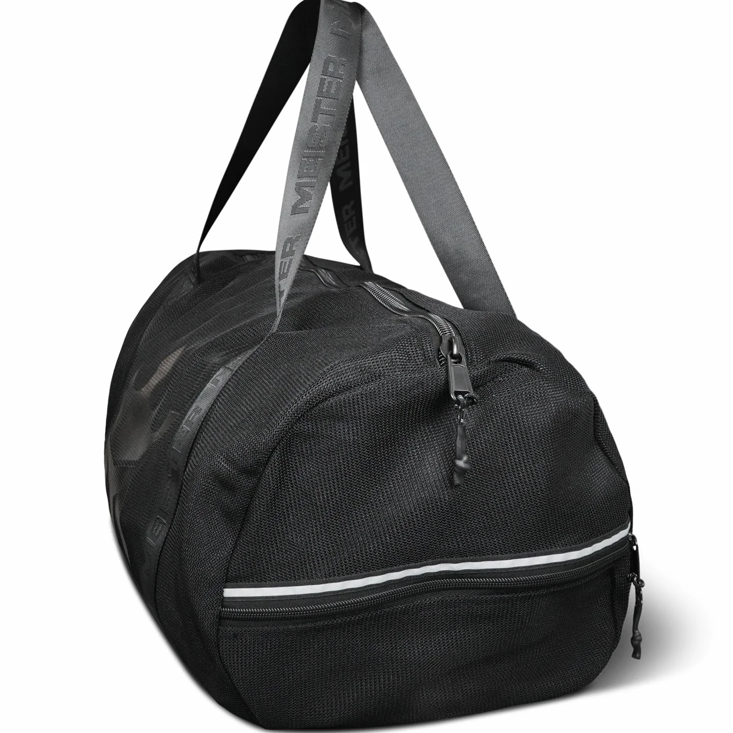 Meister Oddychająca torba sportowa z siatki łańcuszkowej, V2.0 Czarny, Classic 22"x13"x13", Klasyczny 56 x 33 cm x 33 cm