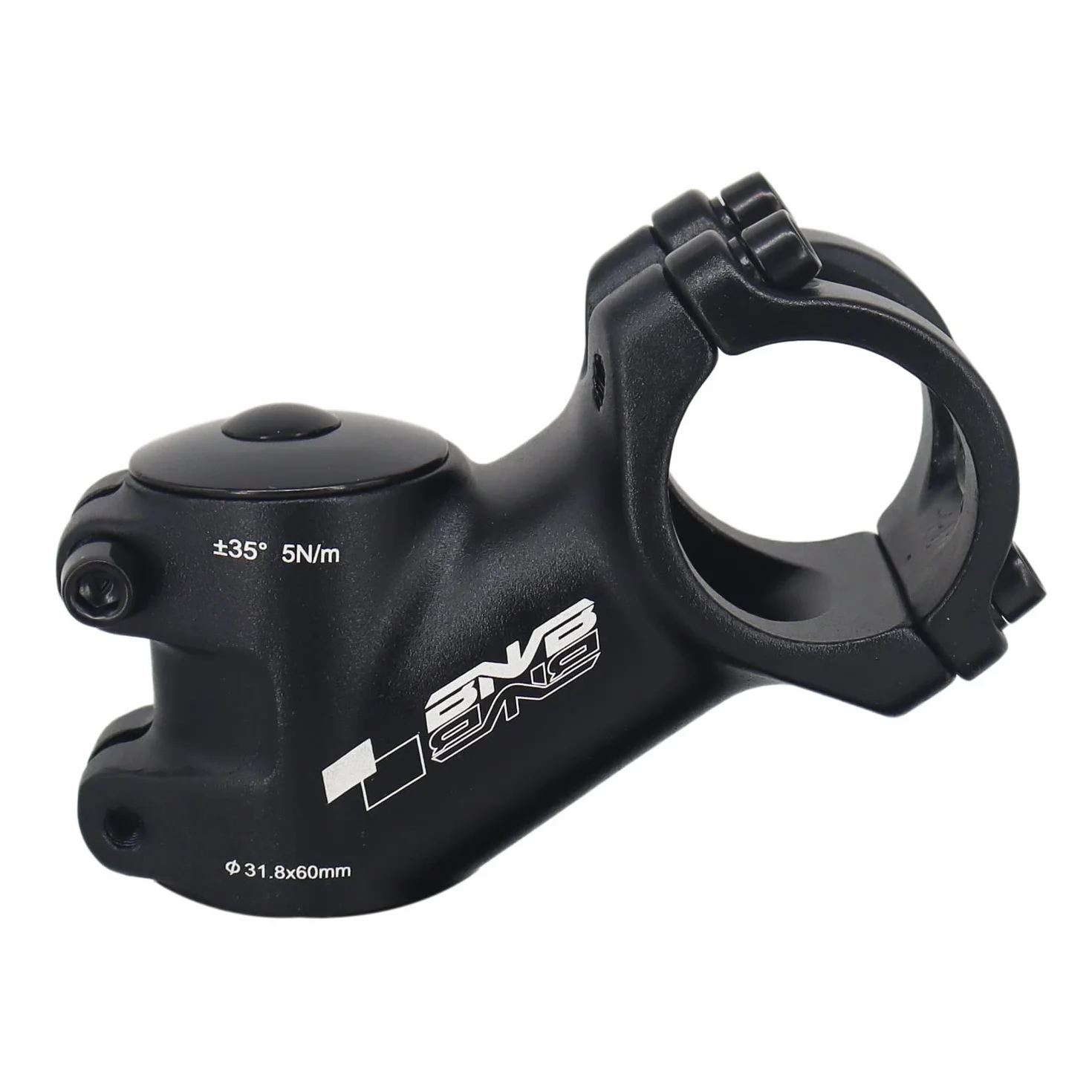 PLATTBK Wspornik kierownicy 31,8 mm, 35 stopni, stop aluminium, do rowerów górskich, wyścigowych, BMX, MTB, jazdy na rowerze (60 mm)
