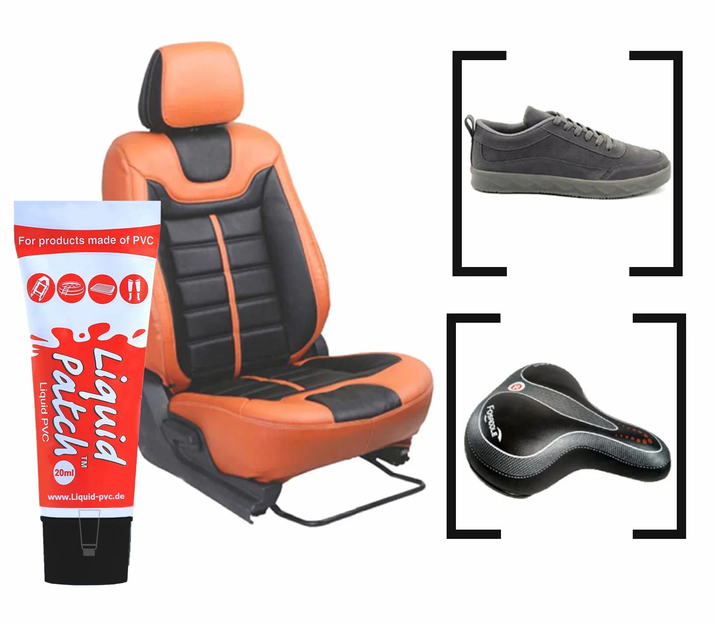 Liquid Patch Płynne łatki PVC zestaw naprawczy do pontonów niebieski
