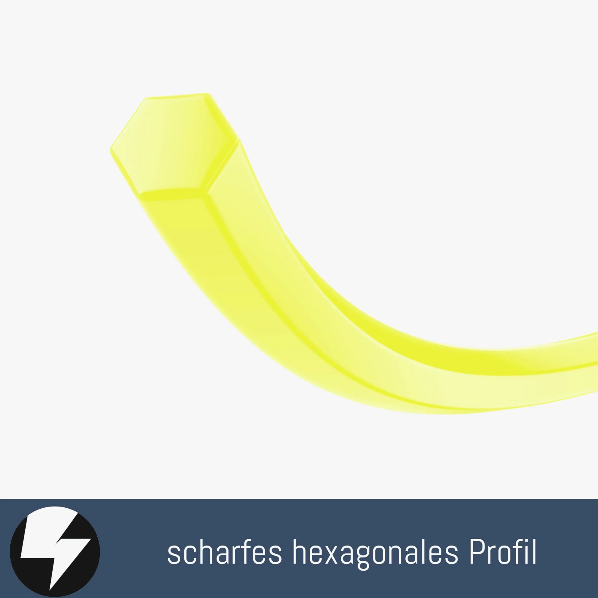 Struny tenisowe PRO Six/Komfort & Control 1,25 mm 12 m Co-poliester Hexagonal