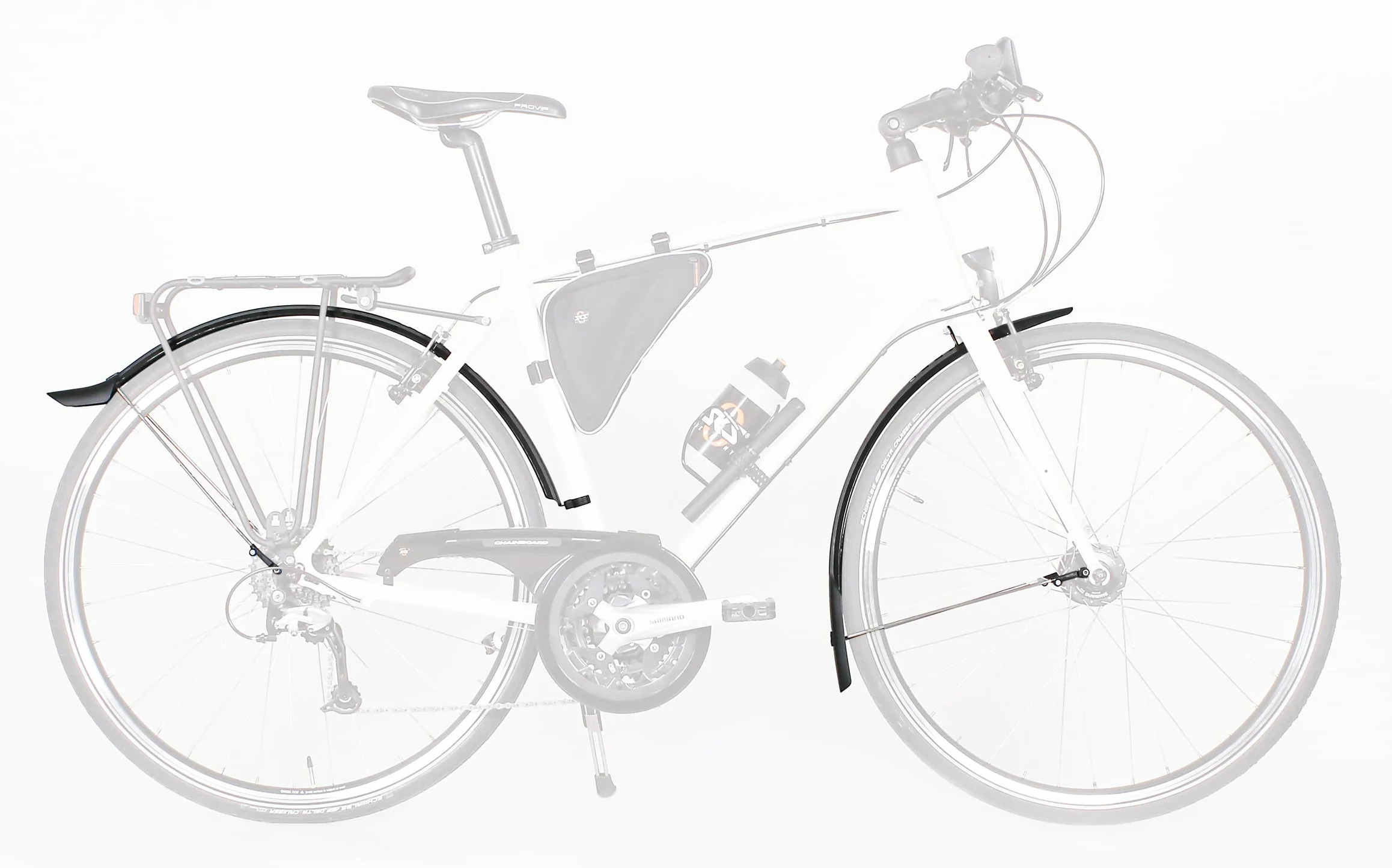 SKS GERMANY VELO błotnik dla dorosłych i dzieci (akcesoria rowerowe z praktycznym uniwersalnym mocowaniem, optymalna ochrona przed pryskaniem, z odpornego na uderzenia tworzywa sztucznego)