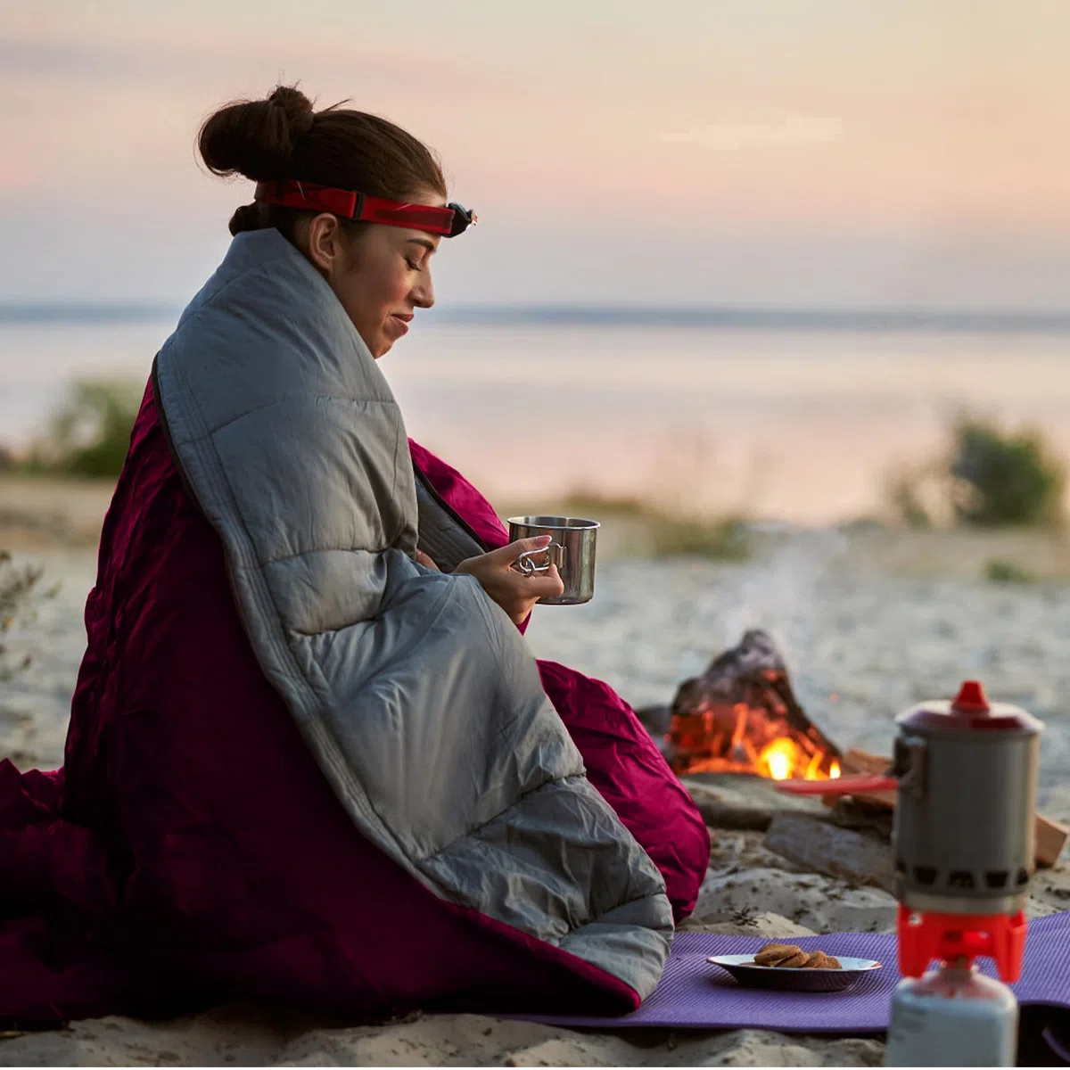 JAICOM Śpiwór – 3-4 pory roku, ultralekki śpiwór typu mumia (800 g/1600g), mały rozmiar po spakowaniu i dla dorosłych – na zewnątrz, kemping, trekking, wewnątrz