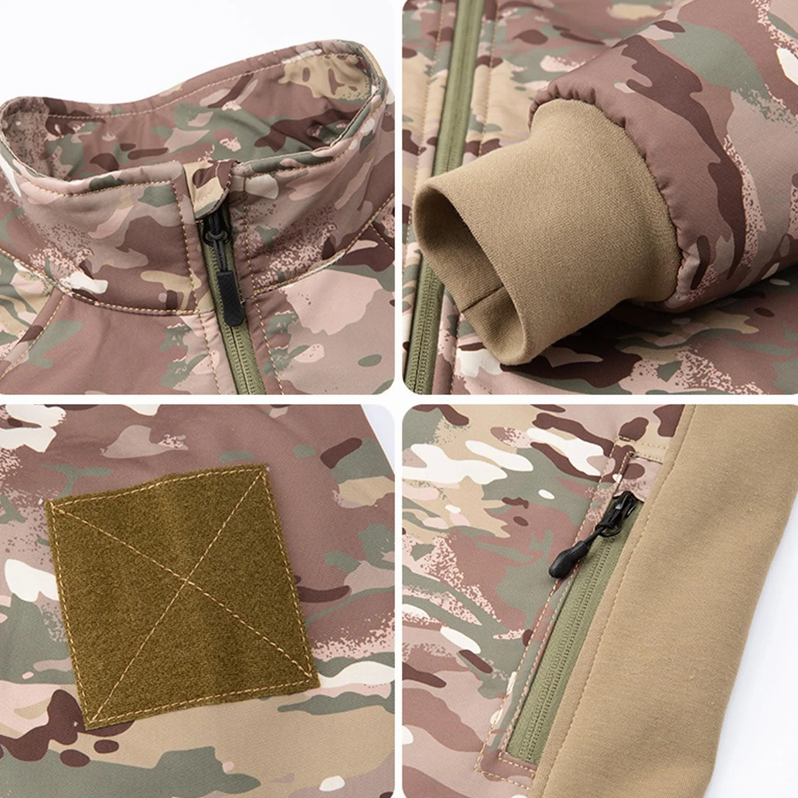 Dziecięca odzież taktyczna Camo Softshell kurtka i spodnie z podszewką polarową, Airsoft, wojskowy kamuflaż, zimowy, na polowanie, wędrówki, kemping, dla chłopców i dziewczynek