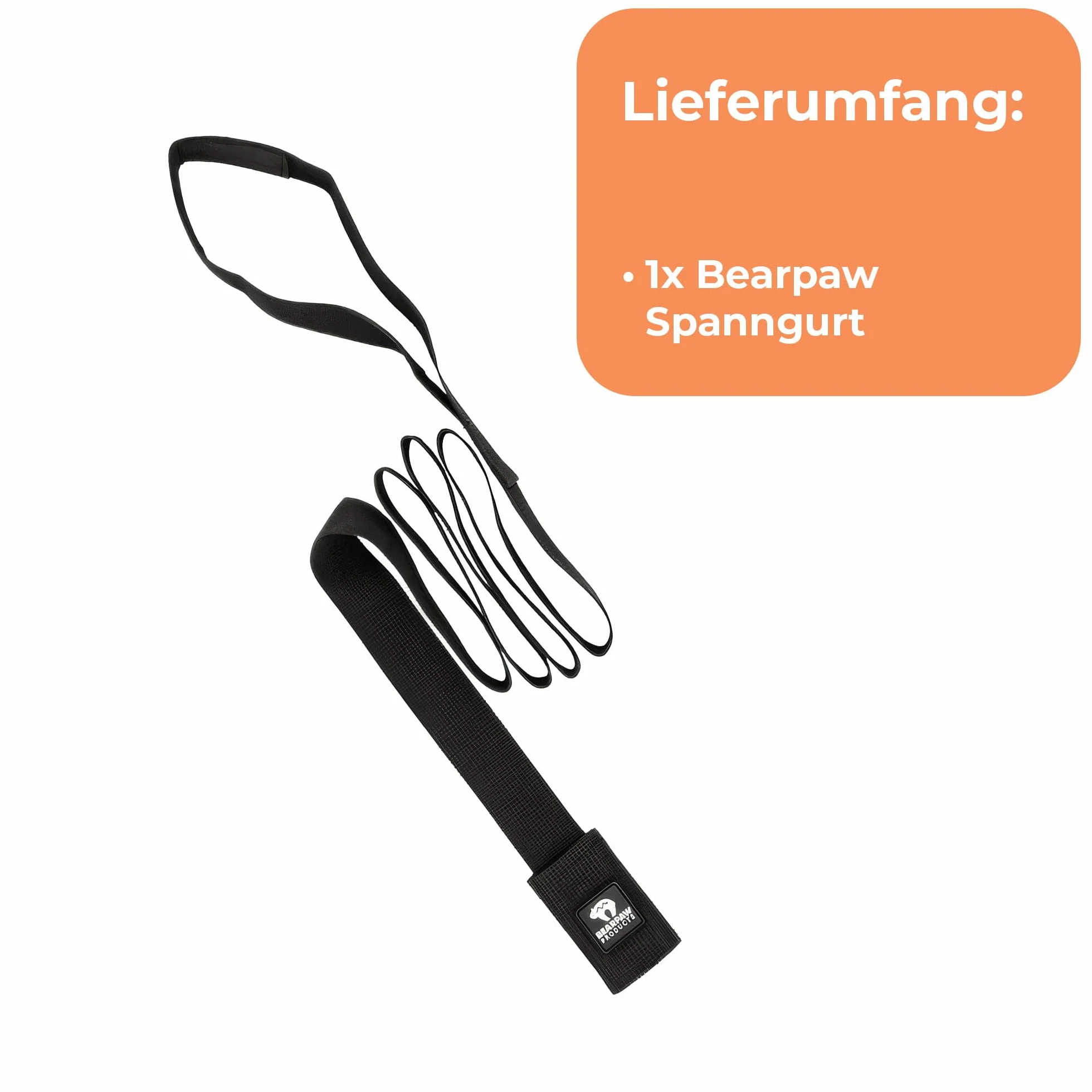 Pas mocujący łuk BEARPAW PRODUCTS sznurek napinający do łuku refleksyjnego, akcesoria łucznicze nylonowe czarne