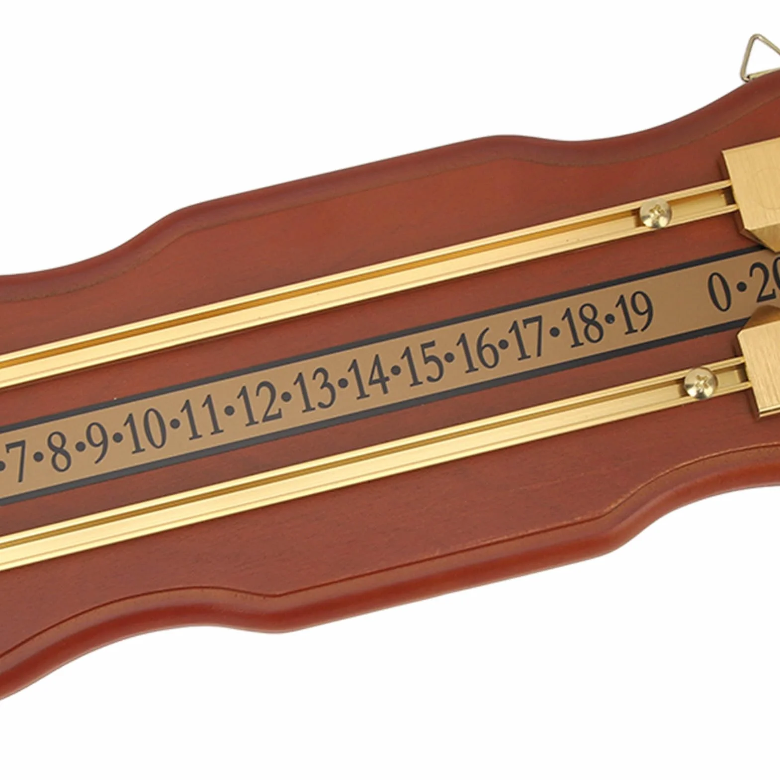Tablica Wyników Deluxe Z Drewna 2-torowa Do Gier Shuffleboard Snooker Bilard