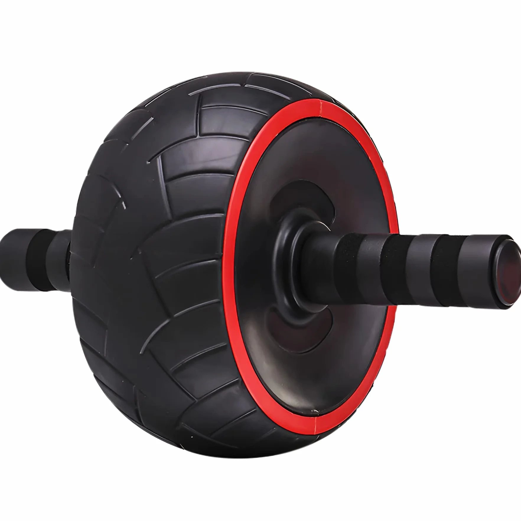 Retoo Roller do treningu brzucha, trener mięśni brzucha dla mężczyzn i kobiet, do domu, fitnessu, treningu siłowego, treningu brzucha, treningu siłowego w studiu fitness, kolor czarny