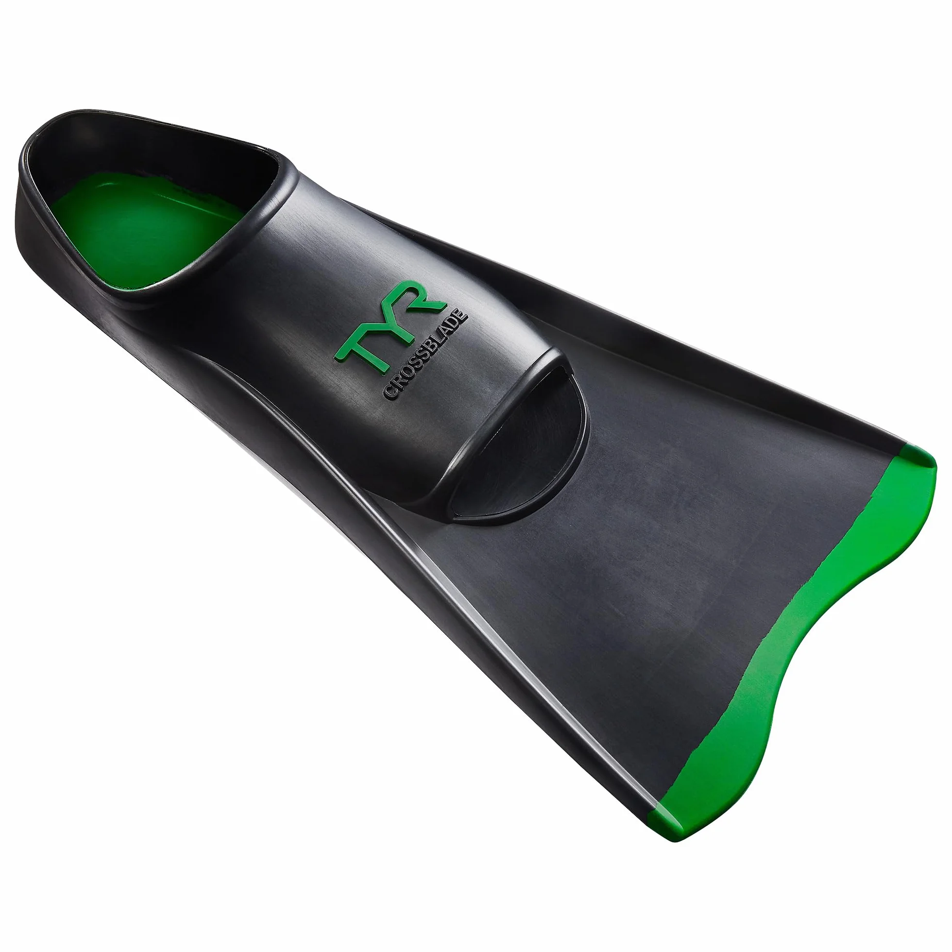 TYR Płetwy Crossblade 2.0 uniseks, dla dorosłych, obuwie, czarne/zielone, rozmiar XS US