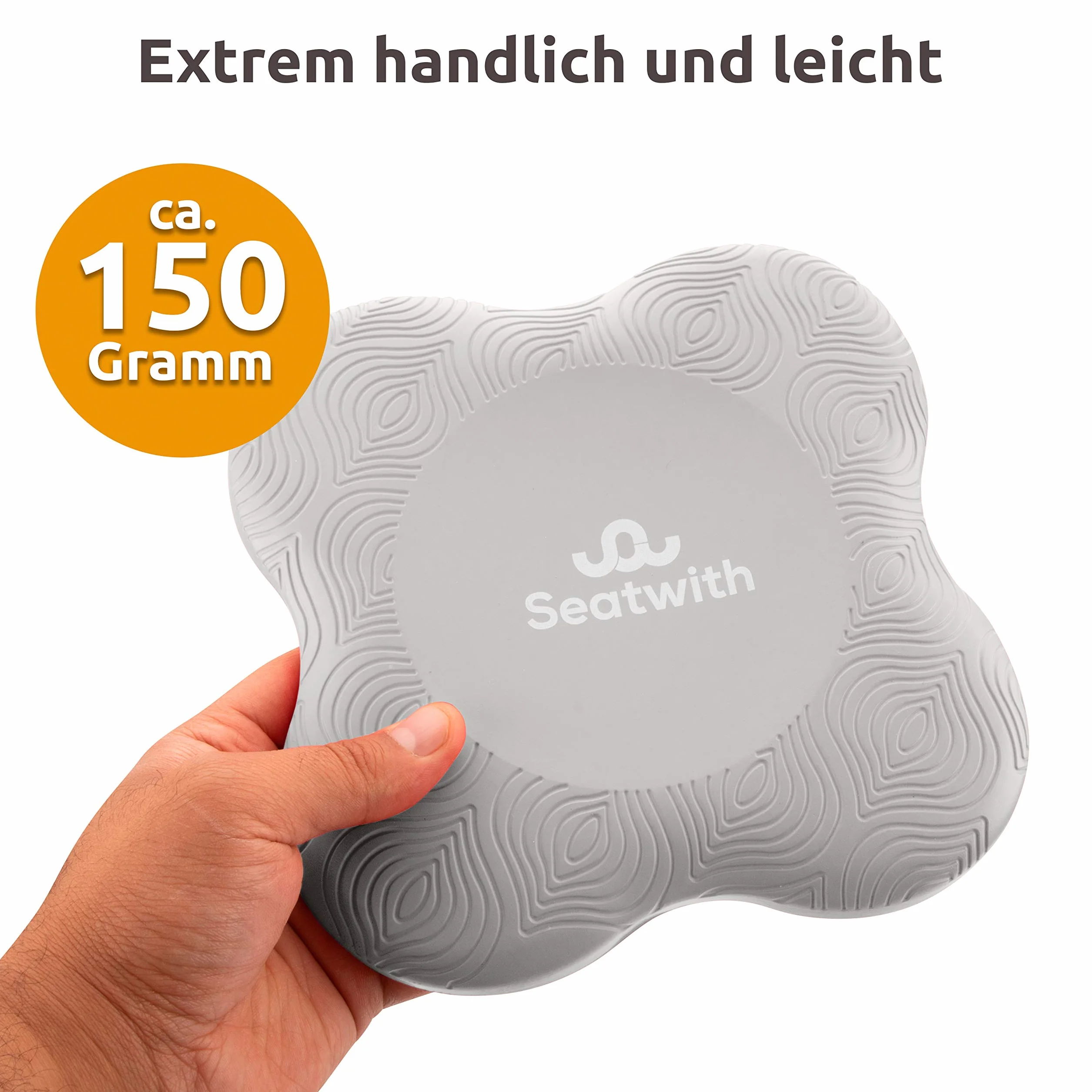 Poduszka na kolana do jogi, zestaw 2 szt., z workiem transportowym + instrukcja treningowa PDF, maksymalne odciążenie i wsparcie kolan, nadgarstki i łokcie, 20 x 20 cm, fitness pilates