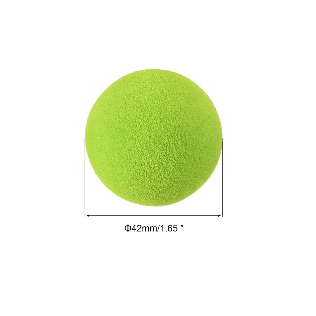 PATIKIL Piankowe piłki golfowe, 10 sztuk gąbki EVA, 42 mm, ćwiczenia, huśtawka do treningu w pomieszczeniach, zielone