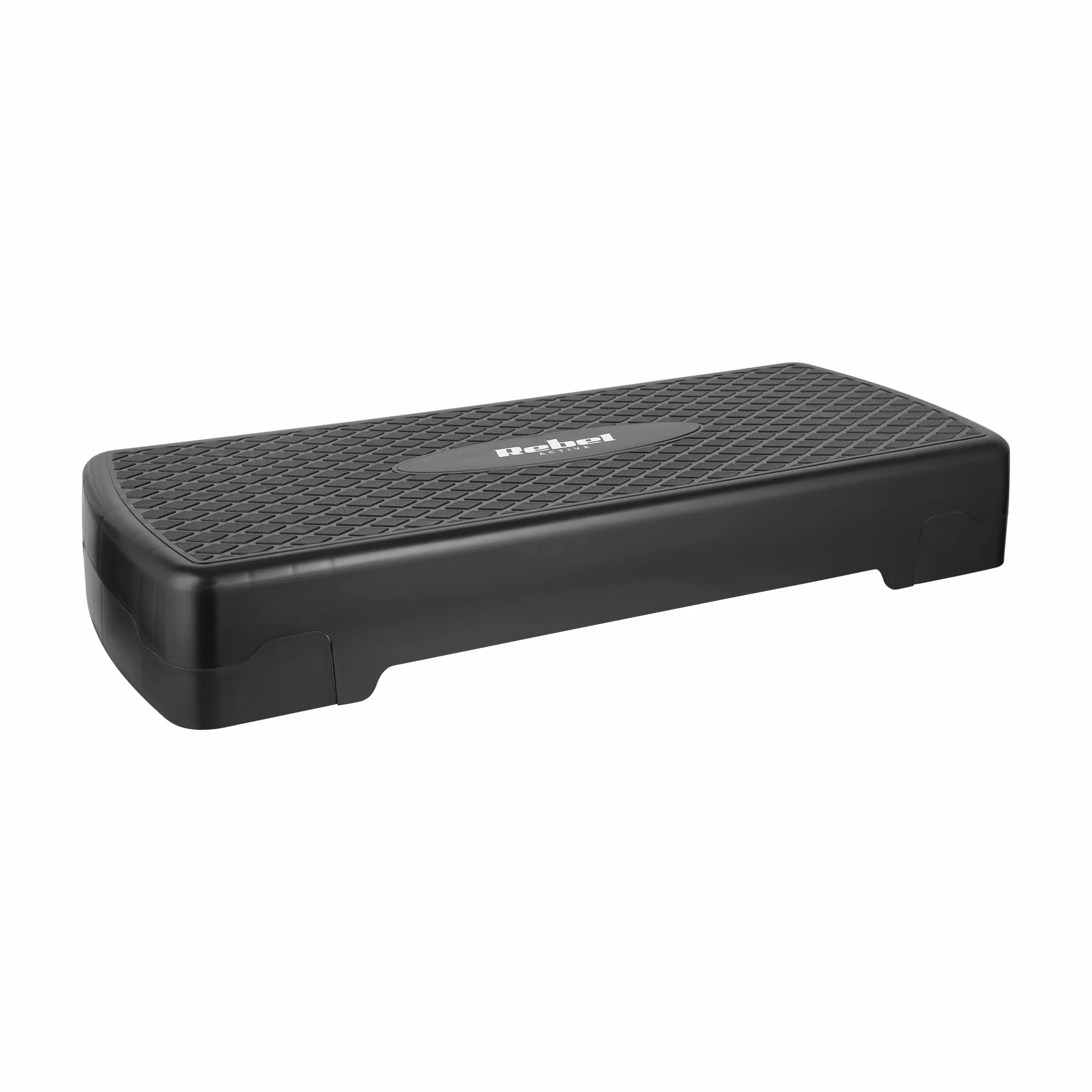 Rebel Electro Step do Aerobiku Fitness 2 Stopnie 68cm Stepper Podest Schodek Czarny