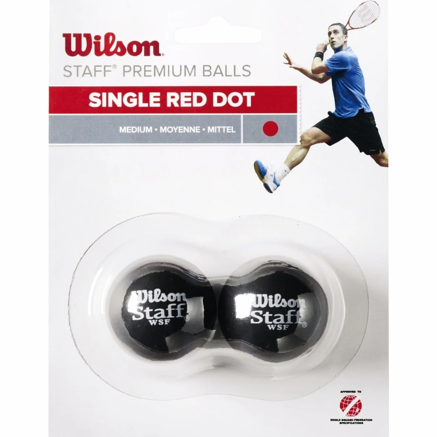 Wilson Staff Squash 2 piłki do squasha
