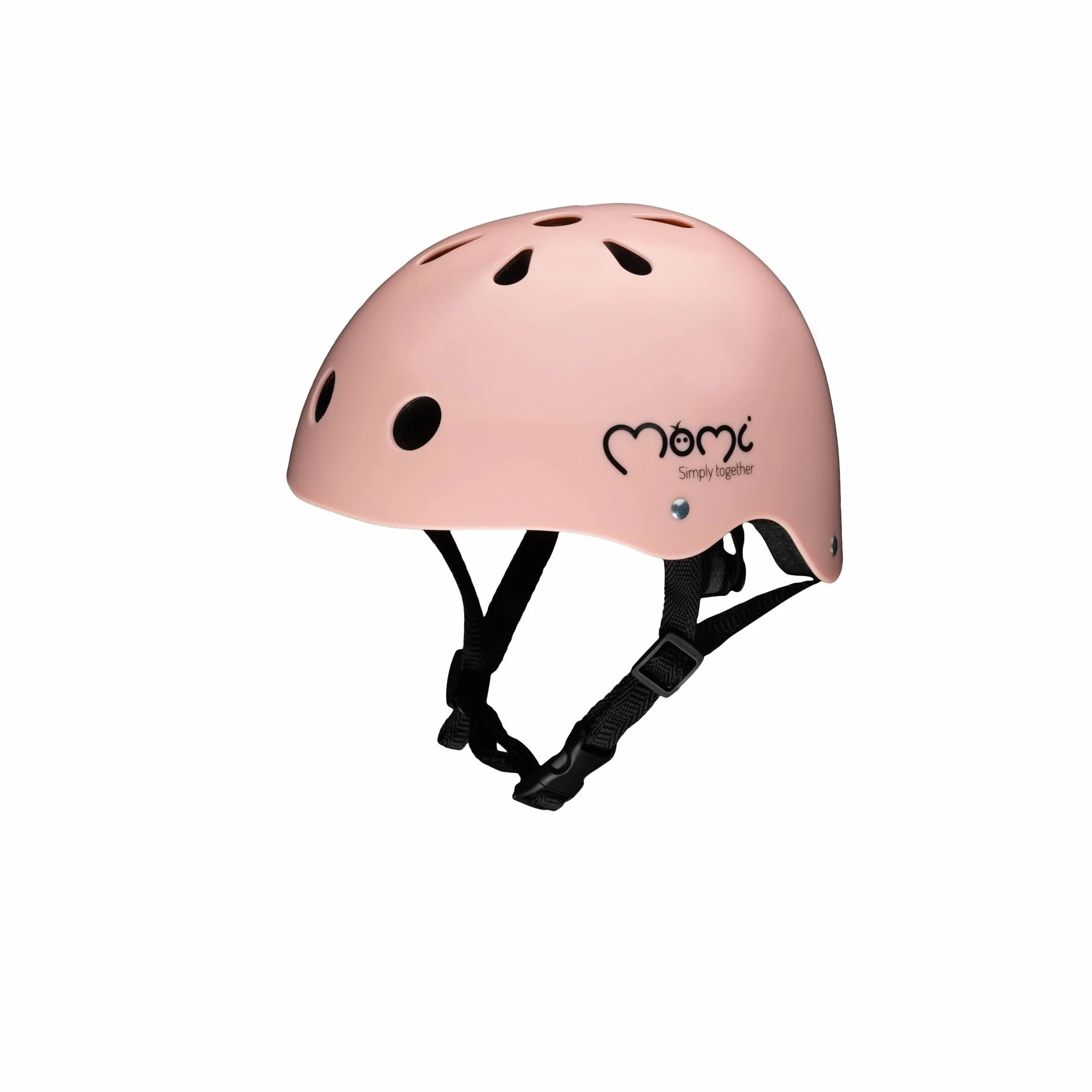 MoMi Mimi kask dziecięcy regulowany, obwód głowy 47 – 58 cm (1-4 lata), odporny na uderzenia i uderzenia kask rowerowy dla dzieci, 11 otworów wentylacyjnych, wyściółka piankowa, regulowany pasek pod