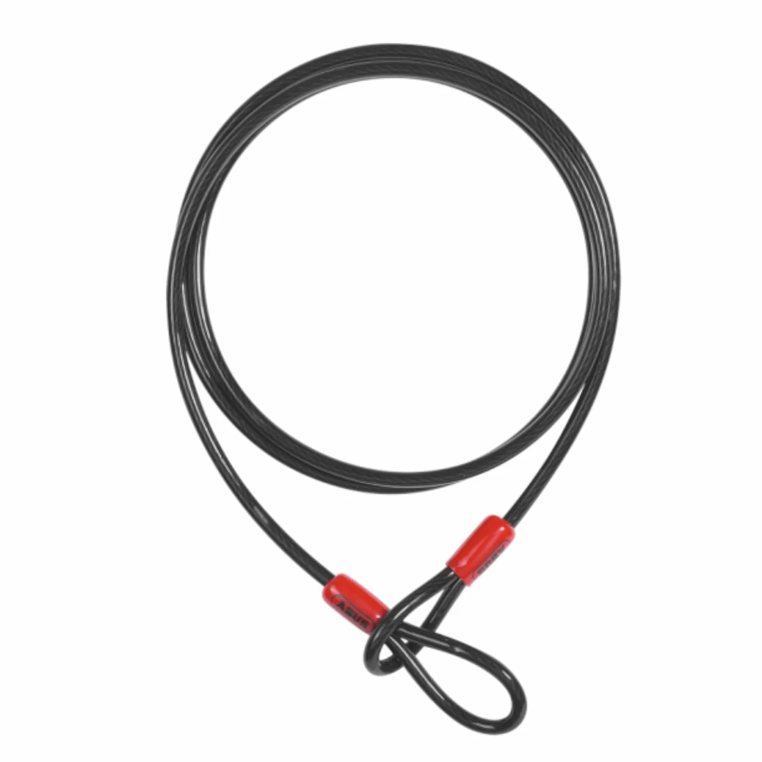 ABUS Cobra 10 loop cable - linka stalowa pokryta tworzywem sztucznym - zabezpieczenie akcesoriów rowerowych i motocyklowych - długość 10 metrów, grubość 10 mm