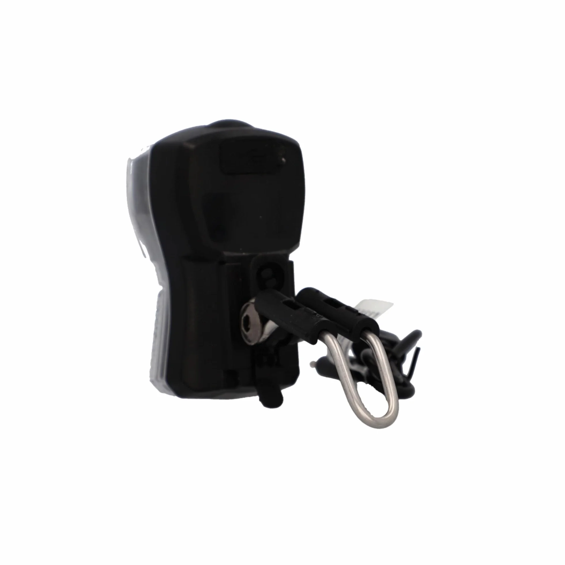 FISCHER Przednie światło rowerowe LED 45/20 lux, z akumulatorem i funkcją ładowania USB, wygląd dynamo, ochrona przed wodą rozbryzgową zgodnie z IP44, dopuszczone do ruchu drogowego