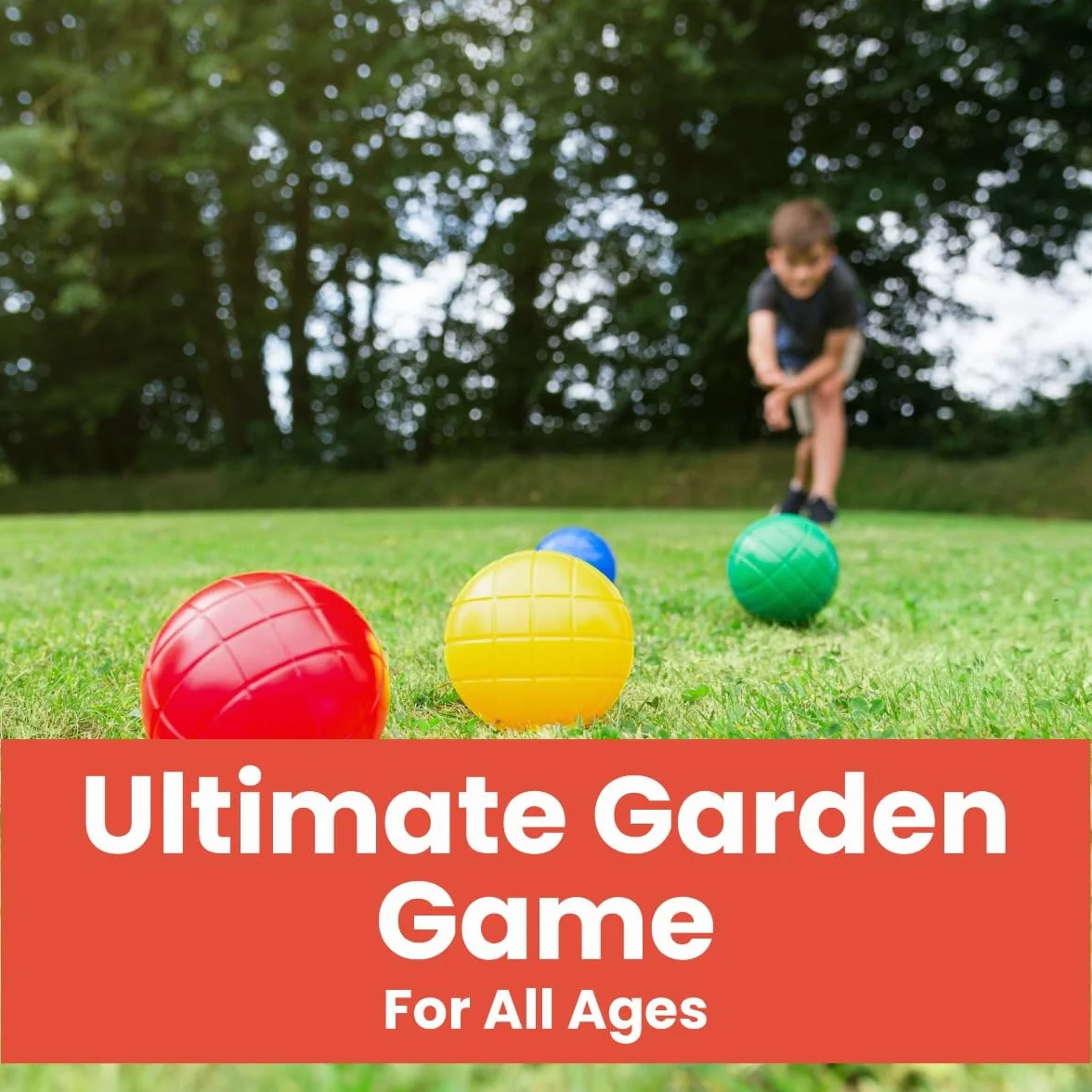 Toyrific Jeu de Boules Classiques en Plastique pour Jeux de Jardin familiaux BGG1535