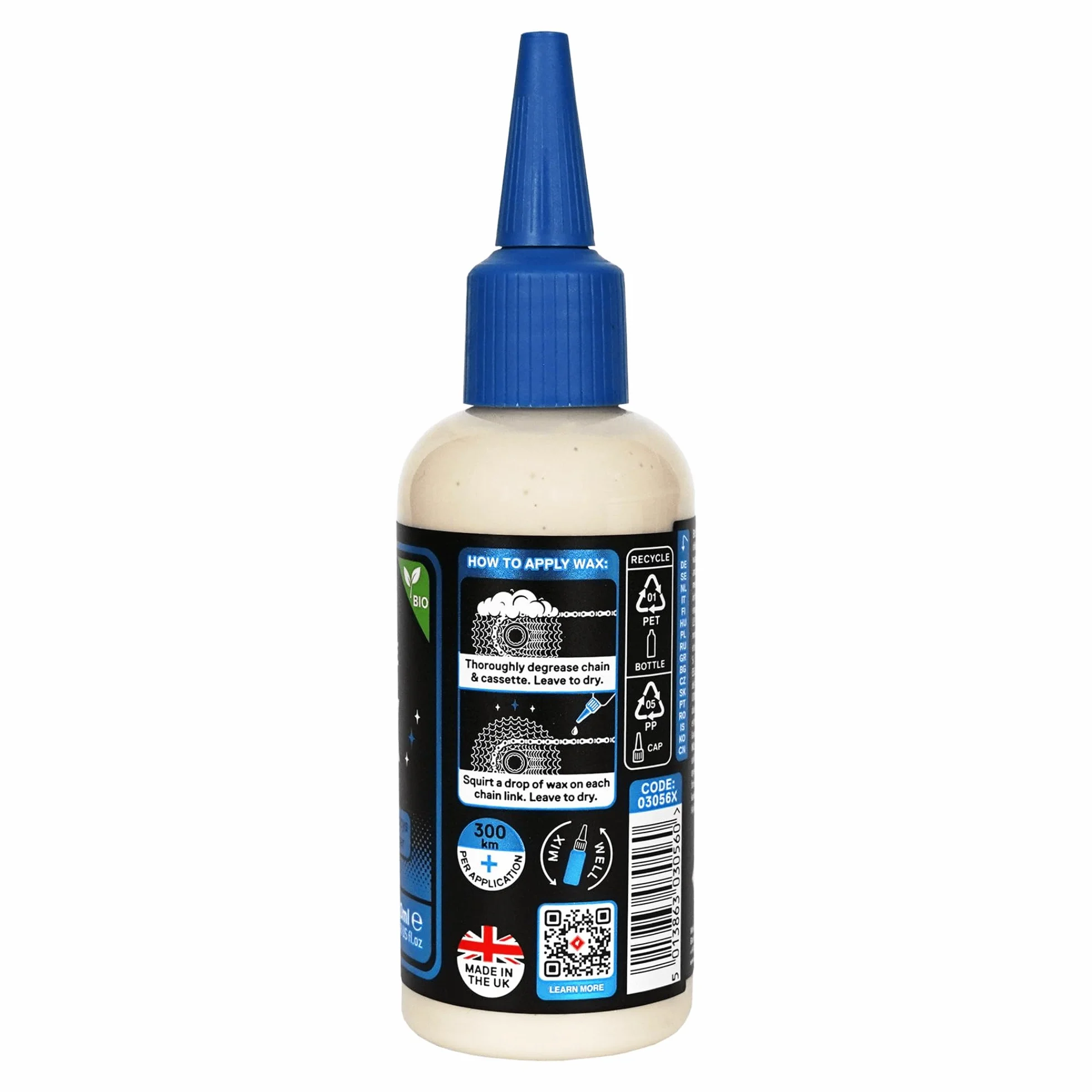 WELDTITE Dry Wax Smar do łańcucha rowerowego, na suchą pogodę, trwały i łatwy w pielęgnacji, 100 ml