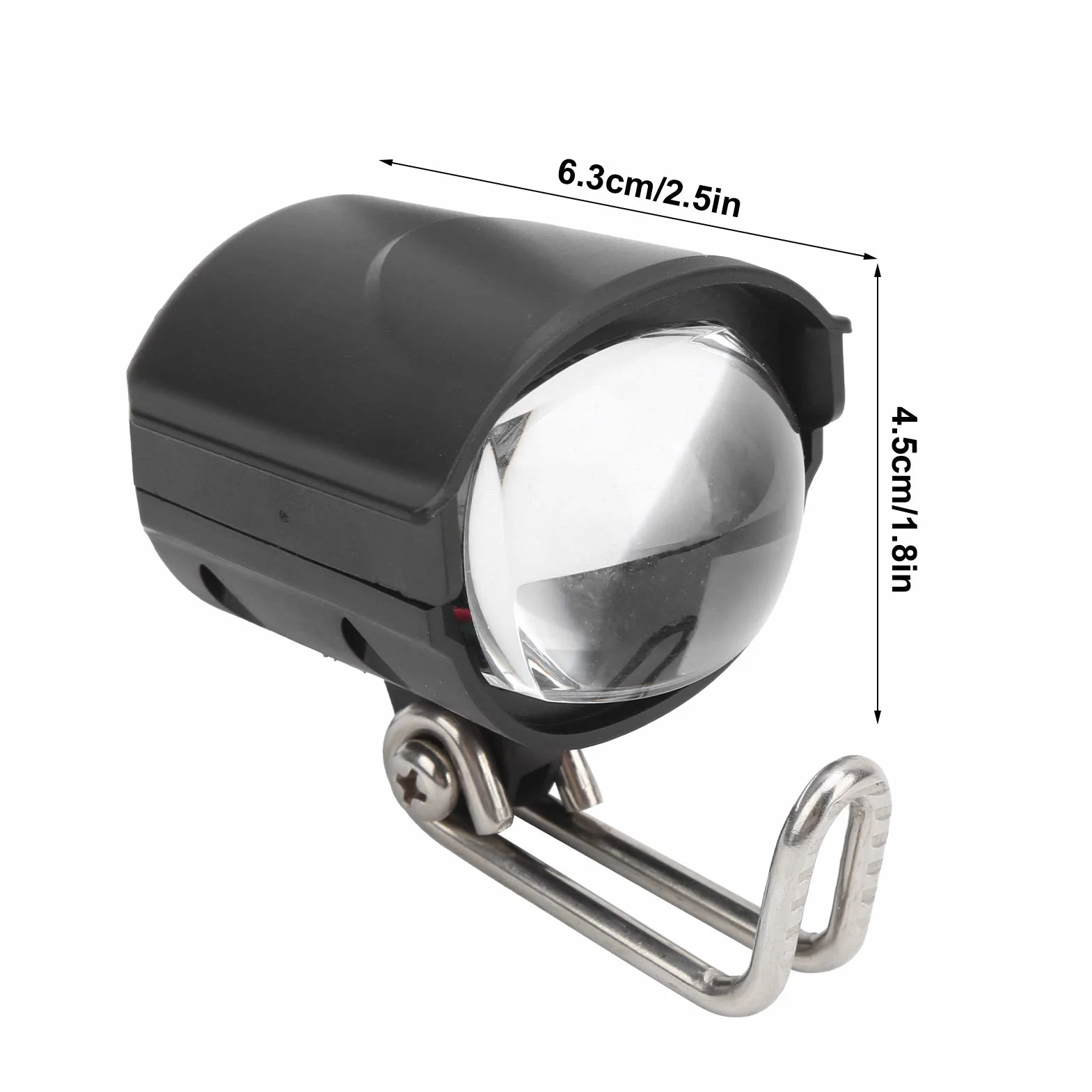 Rowerowa Lampka LED, Wodoodporna Latarka Rowerowa Nocna, Przednia Lampa Przednia do Roweru Elektrycznego do 36V 48V 60V
