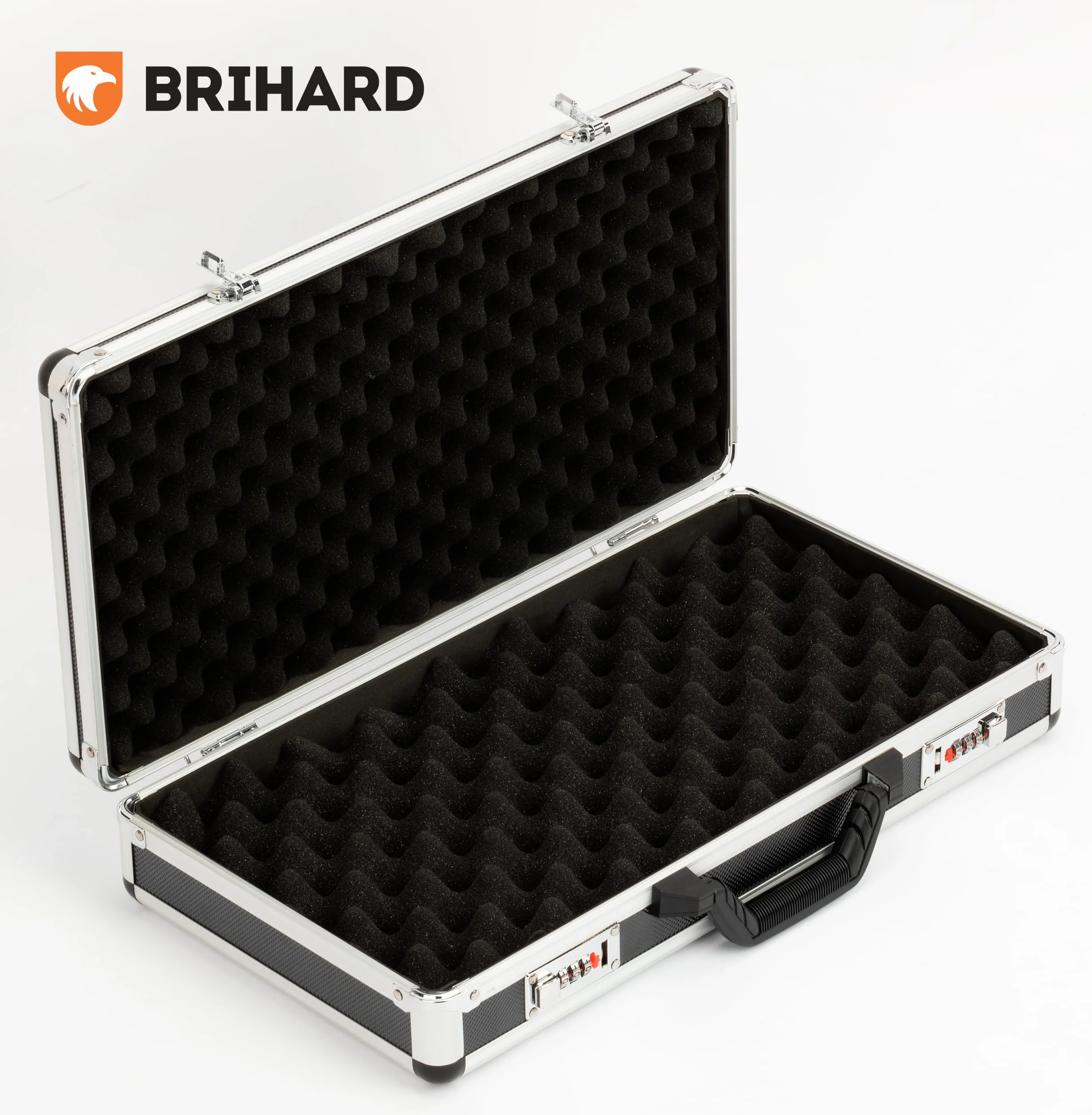 Extra Strong Weapon Cases, Przenośna Walizka na Broń Krótką z Aluminiową Ramą