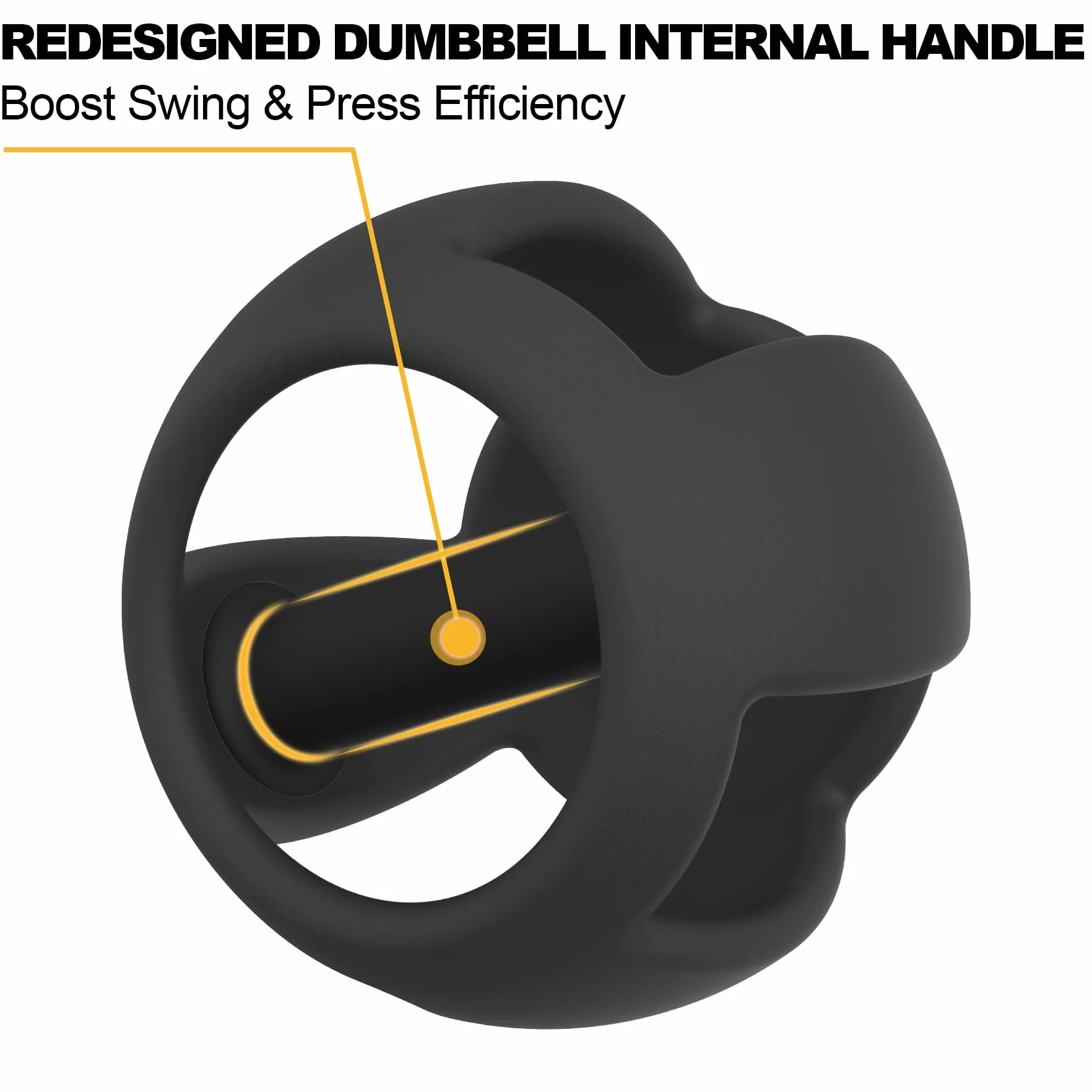 POWER GUIDANCE Hantle Spherebell + Kettlebell, osiągają najwyższą wydajność ćwiczeń, minimalizując obciążenie stawów
