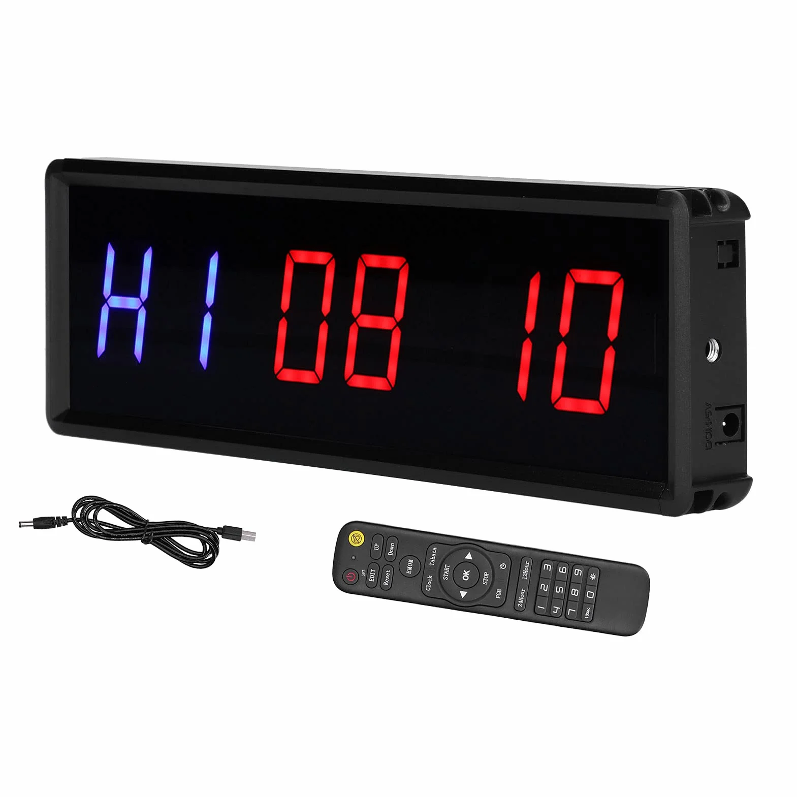 Timer Interwałowy LED Przenośny Minutnik Treningowy z Brzęczykiem