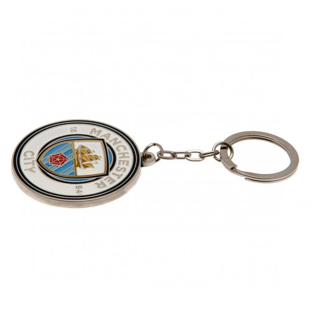 FC Manchester City 2665 Metalowy brelok dla dorosłych, Ocean Blue