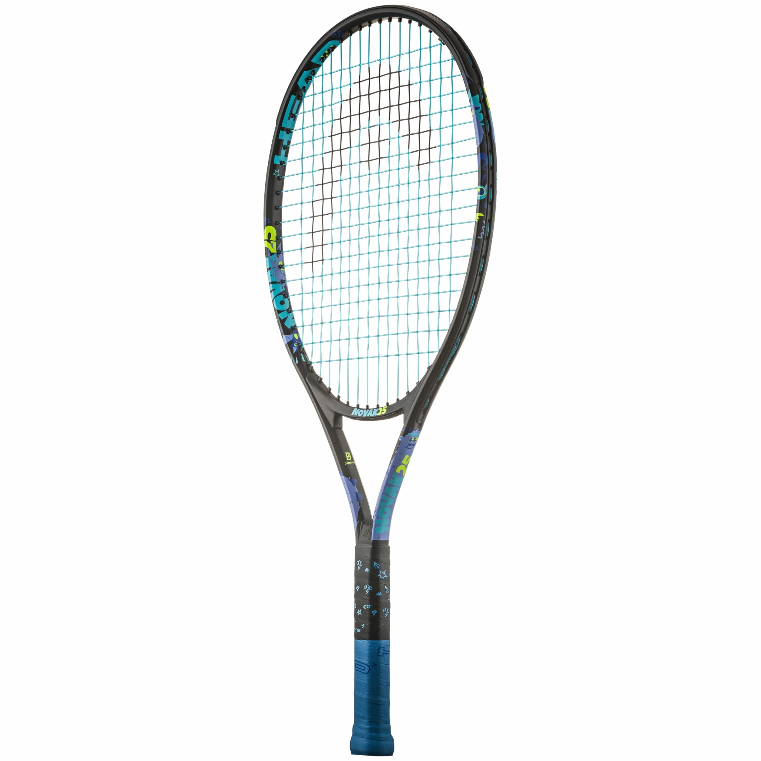 HEAD Novak 17 rakieta tenisowa, czarna, 2-3 lata