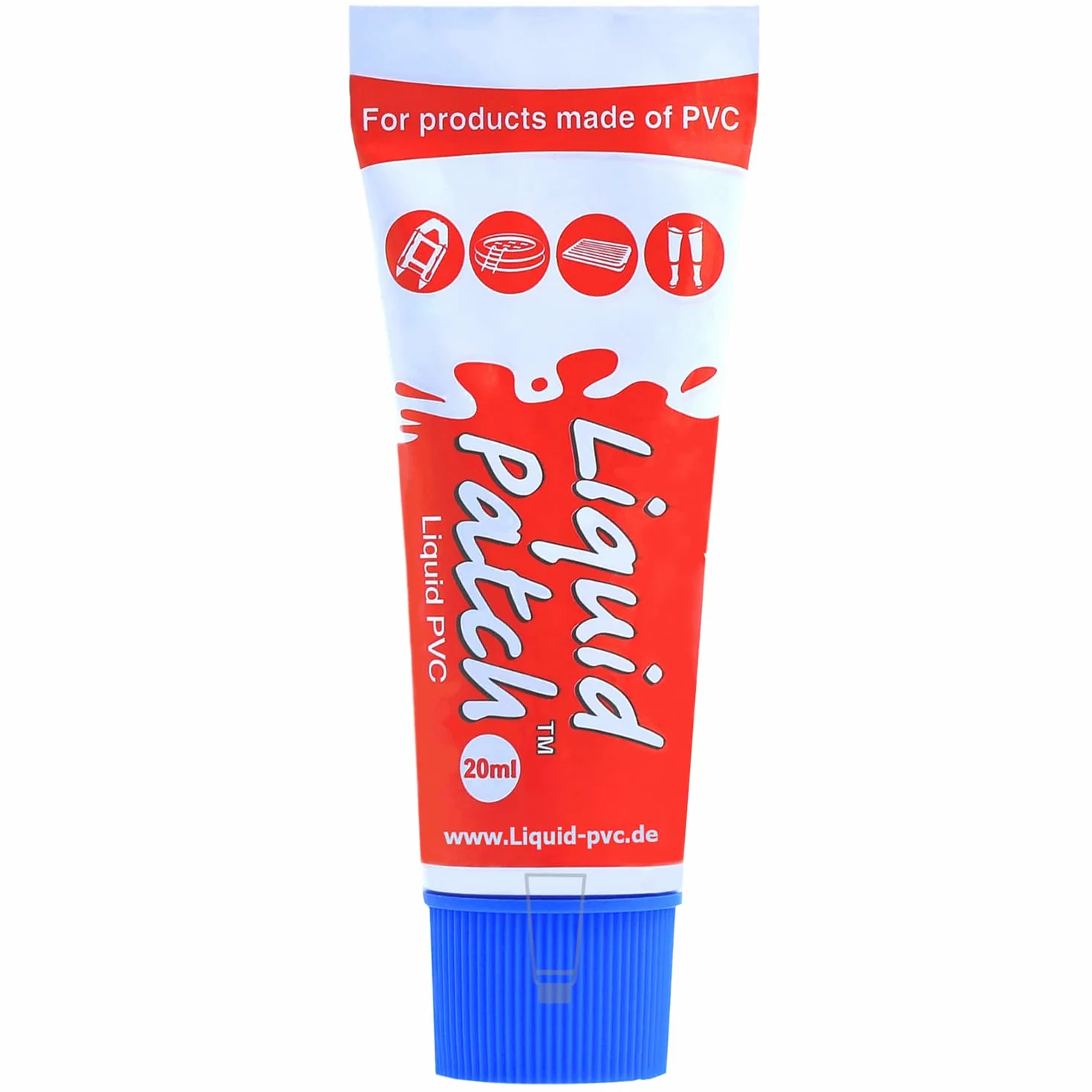 Liquid Patch Płynne łatki PVC zestaw naprawczy do pontonów niebieski