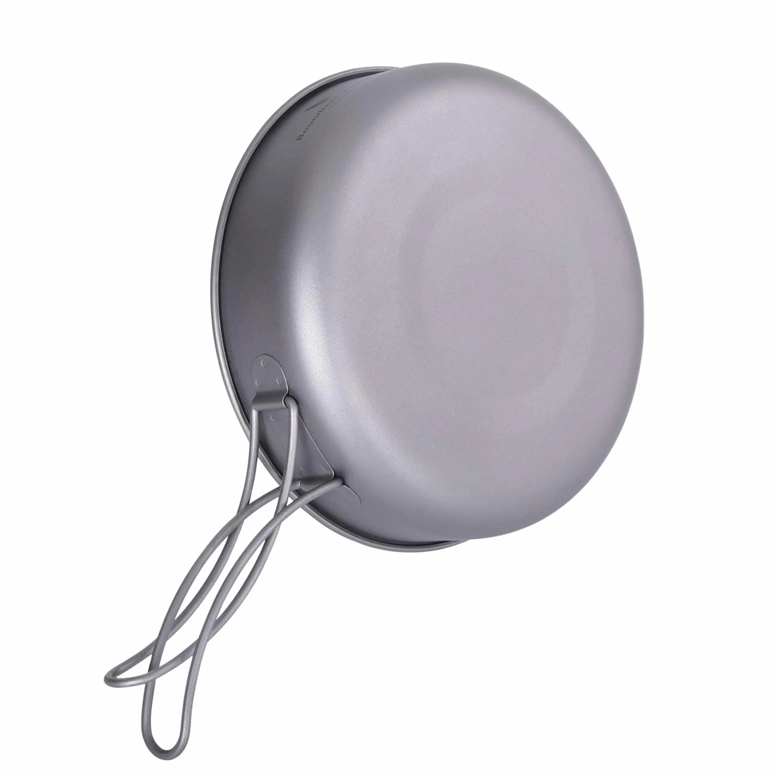 iBasingo 700 ml tytanowa nieprzywierająca patelnia 15 cm patelnia kempingowa lekka patelnia grillowa turystyka mały talerz miska do naczyń na zewnątrz naczynia kuchenne do steków z jajkiem sadzonym ze