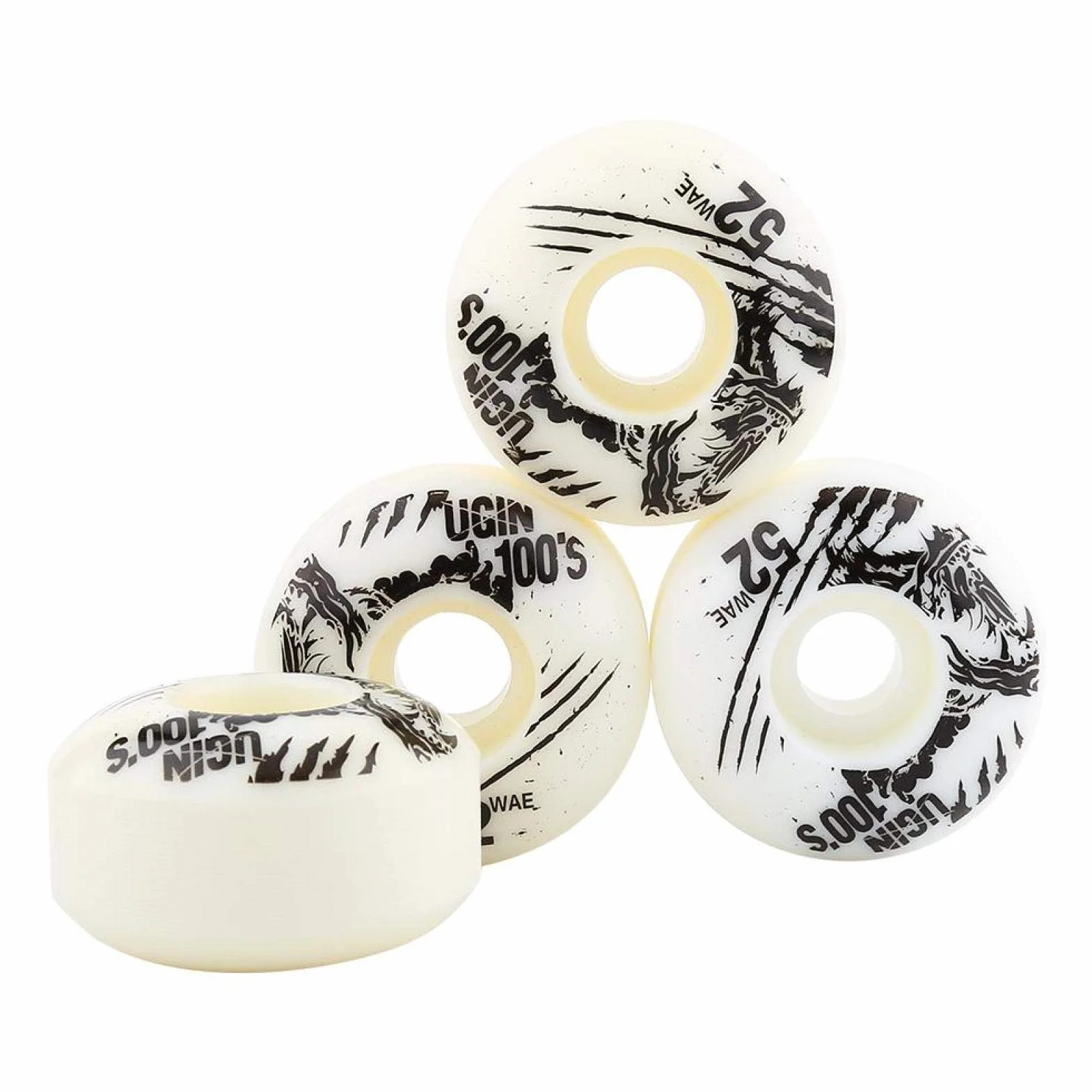 Kółka do Deskorolki 52mm x 30mm PU Cruiser Longboard 4 Sztuk Zestaw Outdoor Classic