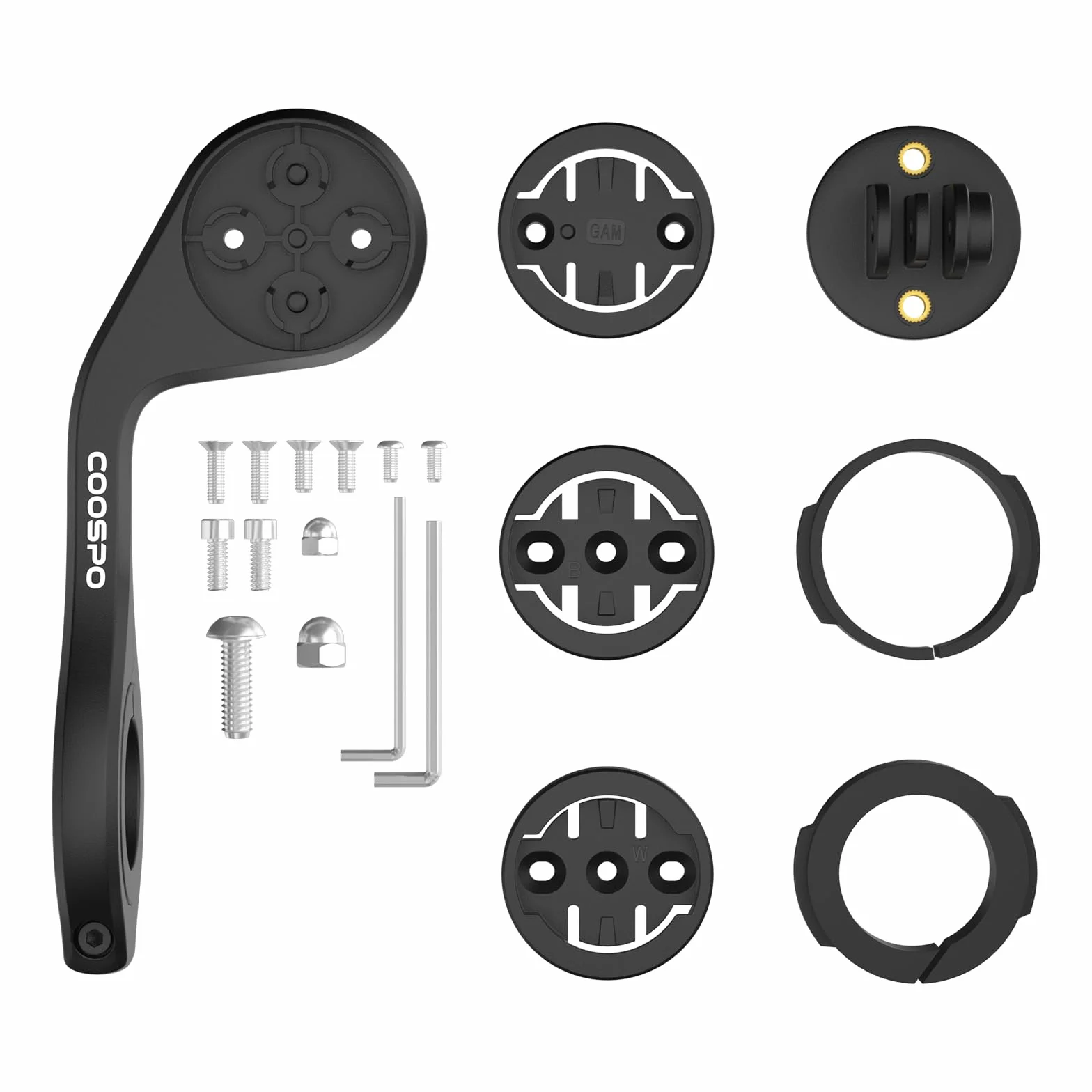 CooSpo Uchwyt do komputera rowerowego, uchwyt do komputera rowerowego Garmin Quick Release