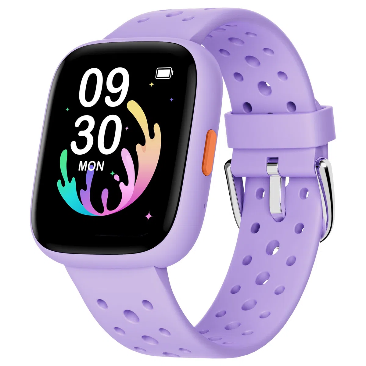 BIGGERFIVE Smartwatch dla dzieci, zegarek fitness 1,8 cala, krokomierz, puls 24/7, monitor snu, alarm wibracyjny, wodoodporność IP68, gry logiczne z/bez aplikacji, dla dziewcząt, nastolatków 5-16