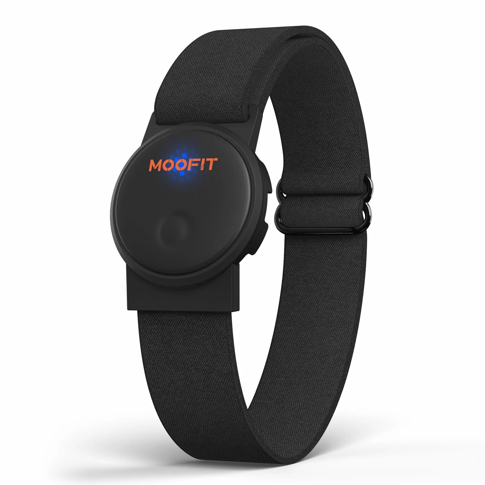 Moofit HW401 opaska na ramię z pulsometrem wodoodporny IP67 Bluetooth ANT+ ładowalna optyczna bransoletka z czujnikiem tętna działa z Wahoo Strava