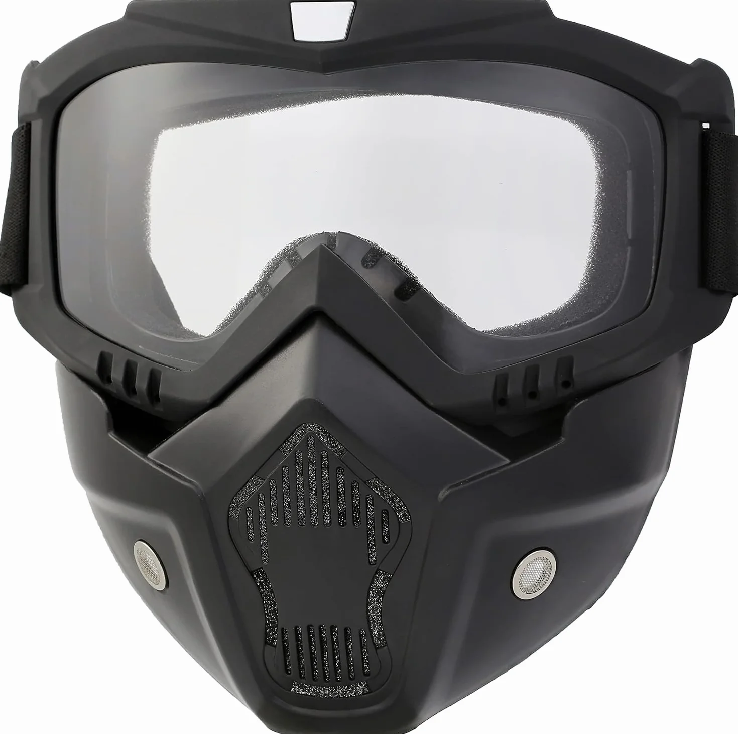 Maska do paintballa, ochrona przed zaparowaniem, CS Airsoft, strzelanie na Halloween, Cosplay, do jazdy na rowerze, ATV, regulowana, wiatroszczelna, odporna na zaparowanie, maska na twarz na zewnątrz