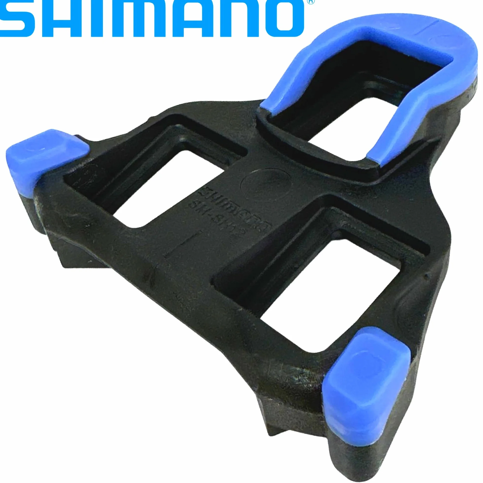 SHIMANO SPD SL Płyty do butów wyścigowych Road Cleats do pedałów zatrzaskowych (SH-12 not Fixed (obracane z przodu na środku) niebieskie)